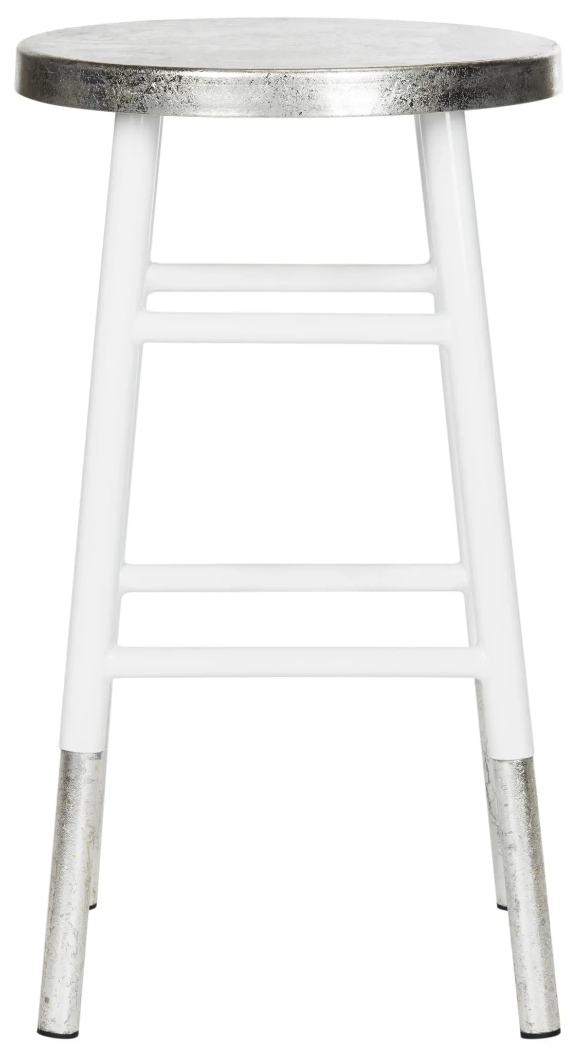 Kenzie Counter Stool in Black / Silver