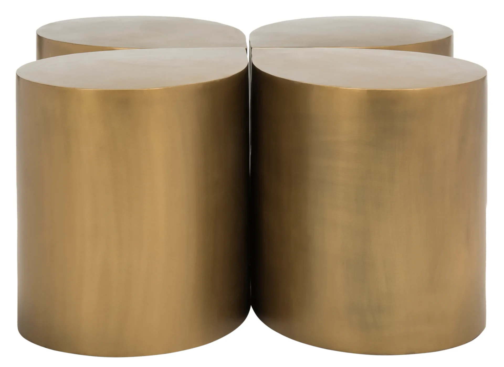 Tilly Coffee Table in Antique Brass