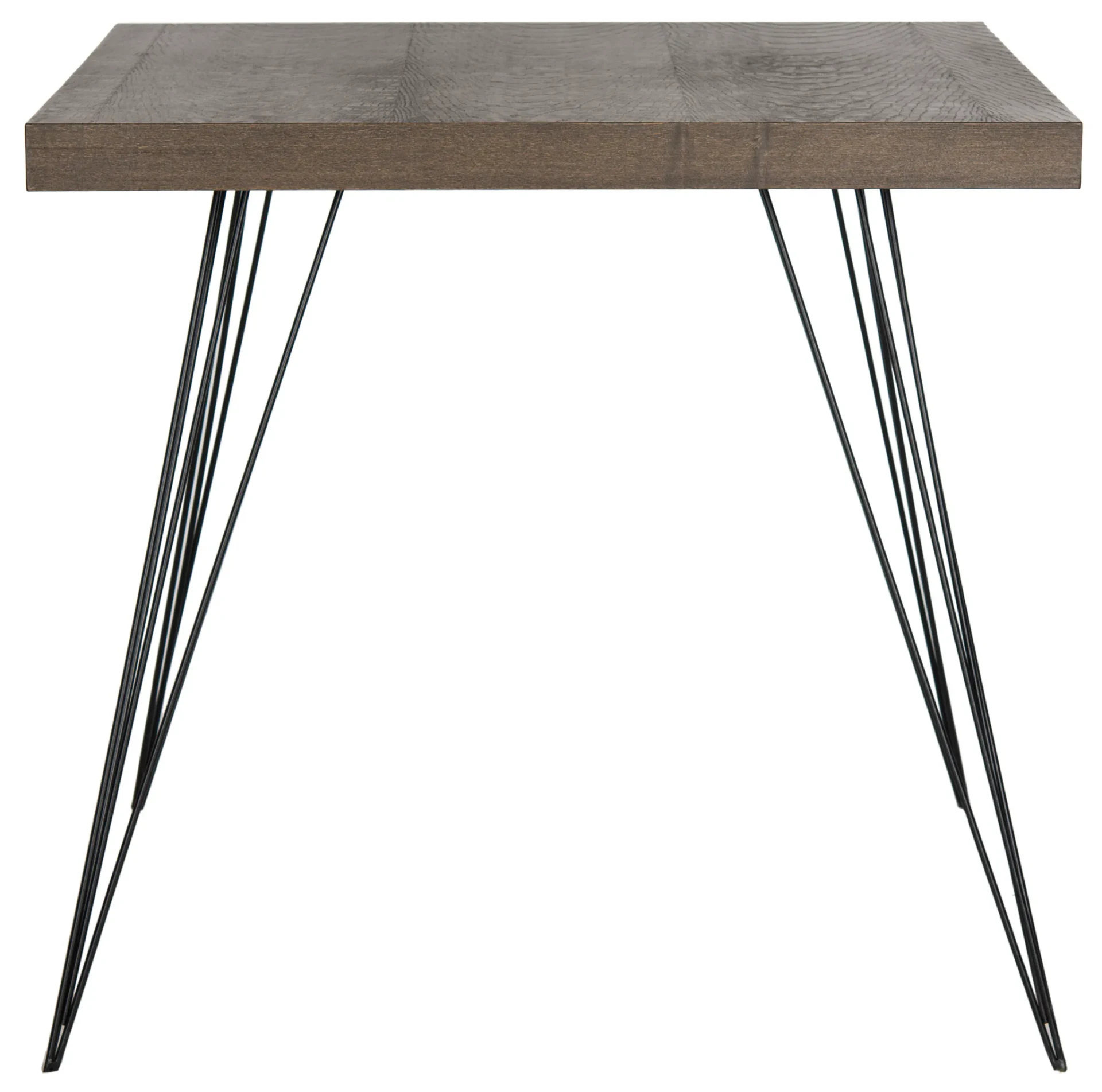 Wolcott Dining Table in Dark Brown / Black