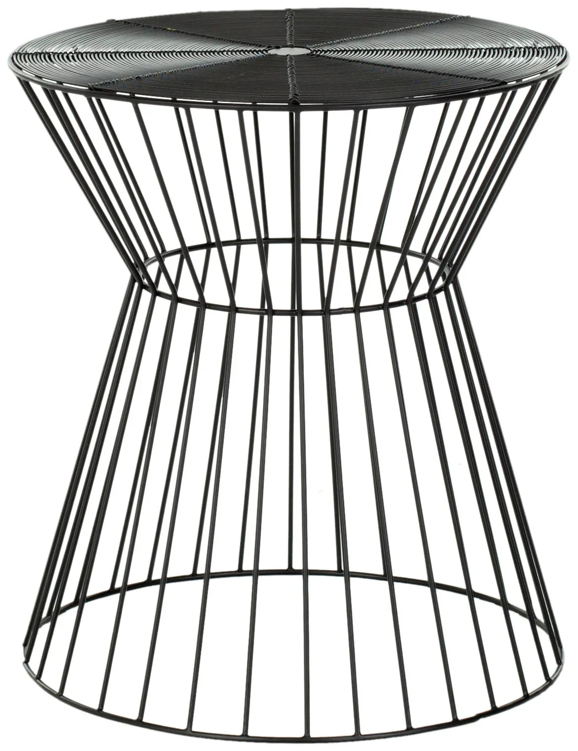 Adele Wire Stool in Black