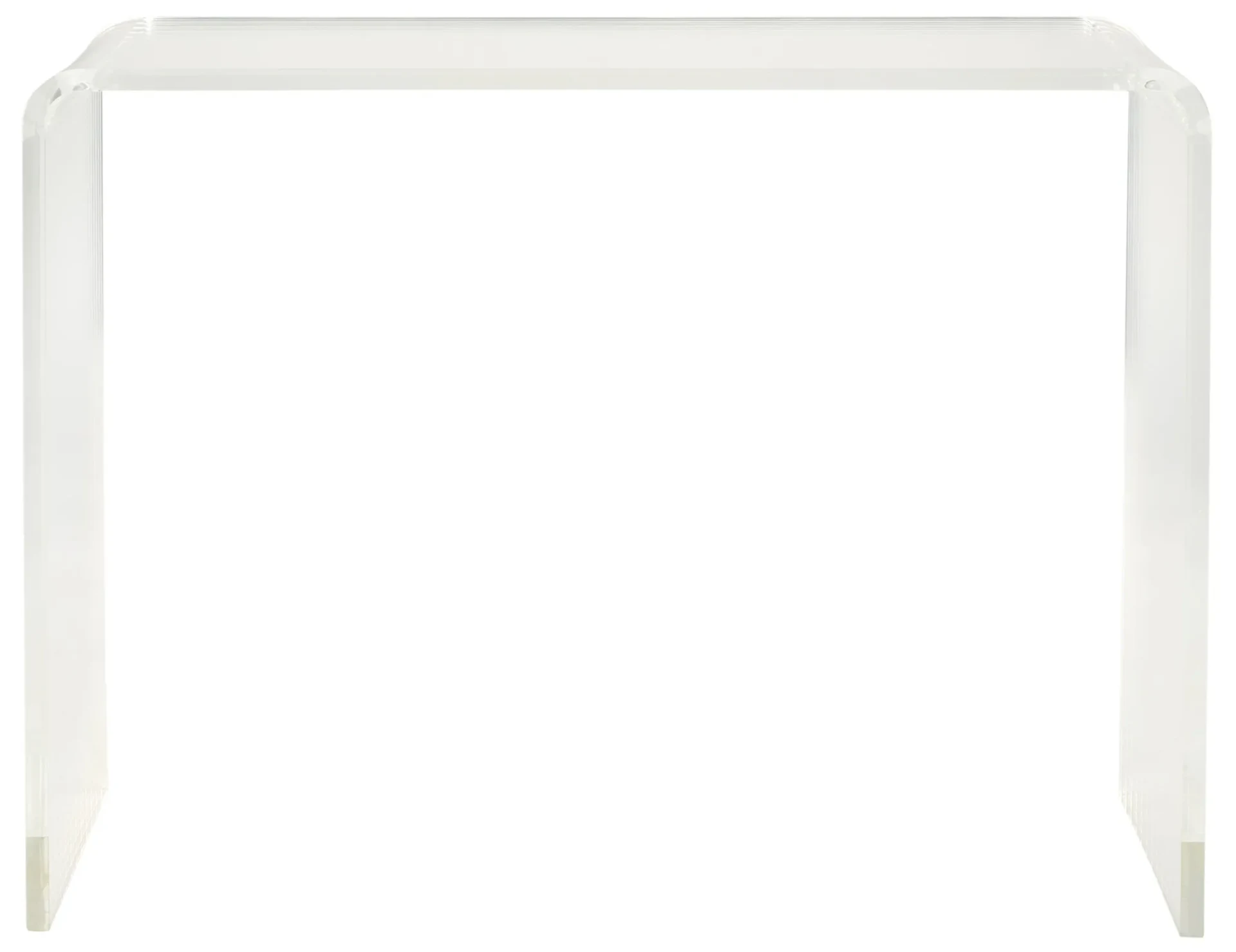 Atka Acrylic Console Table in Clear