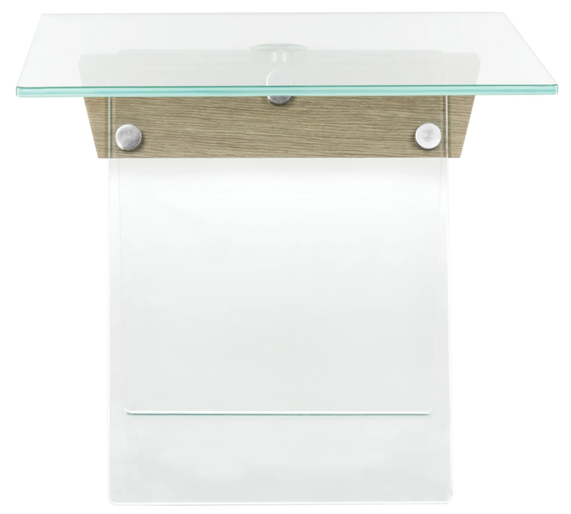 Modern Loft Side Table in Clear