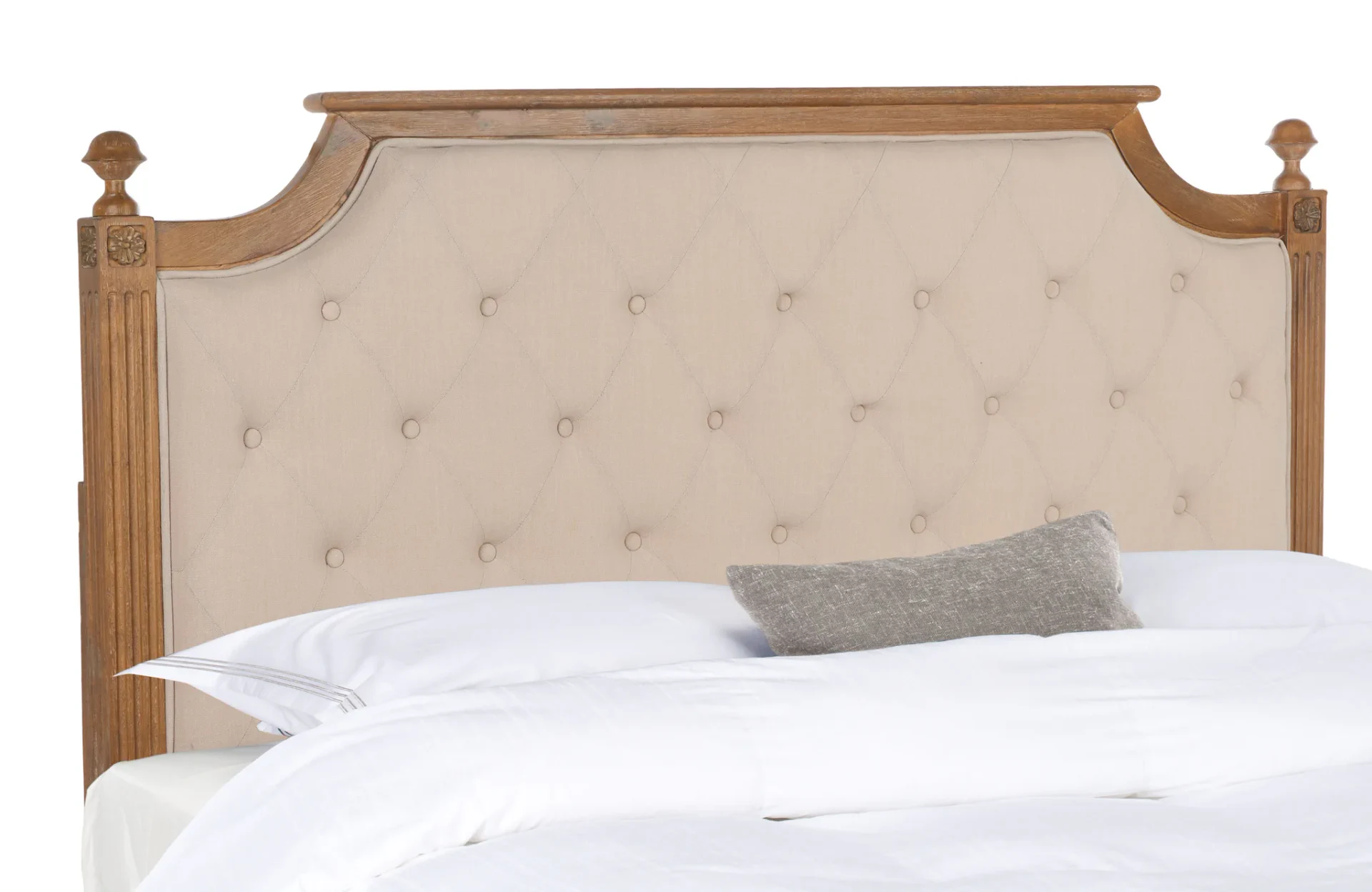 Rustic Headboard in Beige
