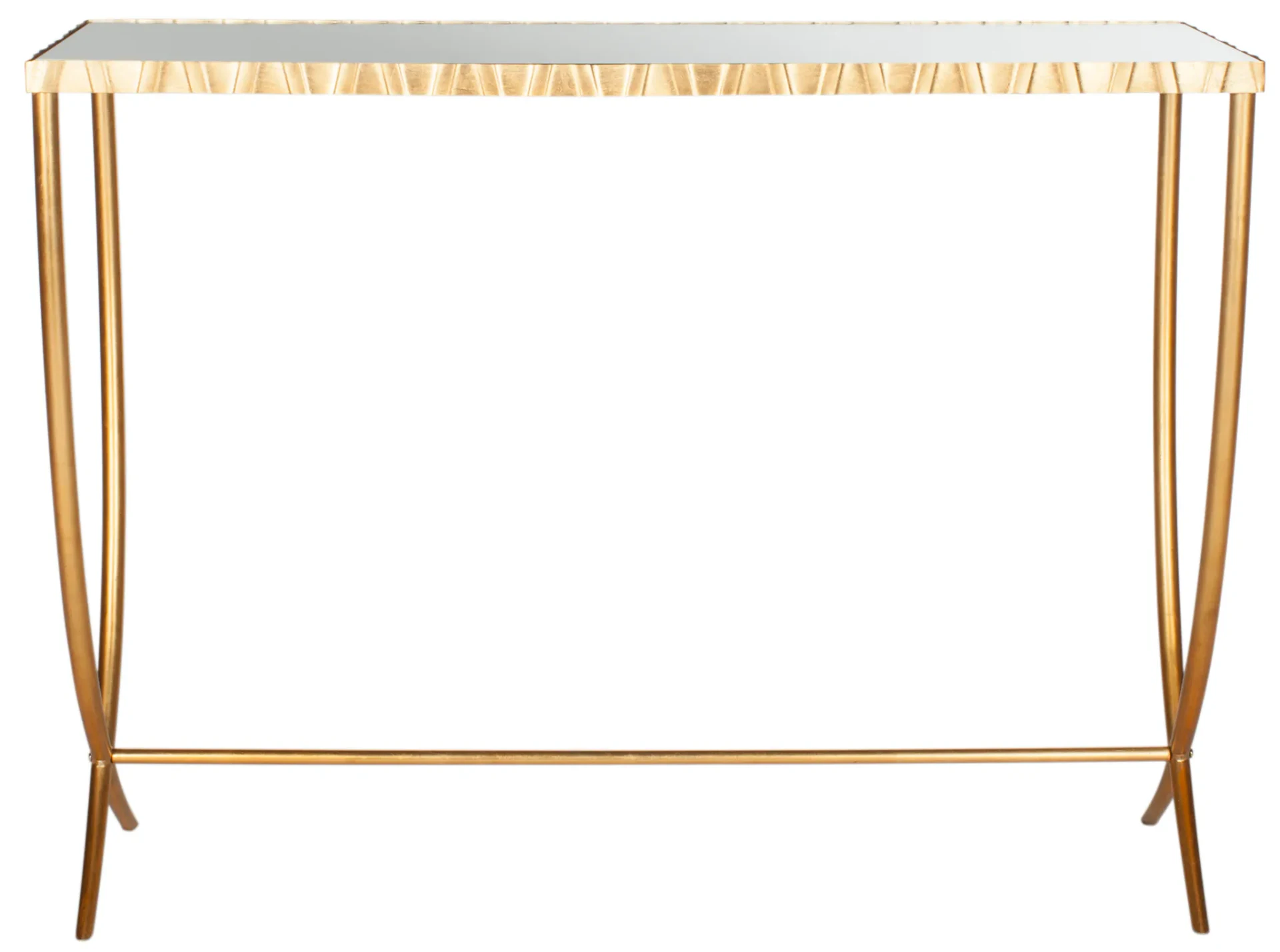 Princess Console Table in Gold / Mirror
