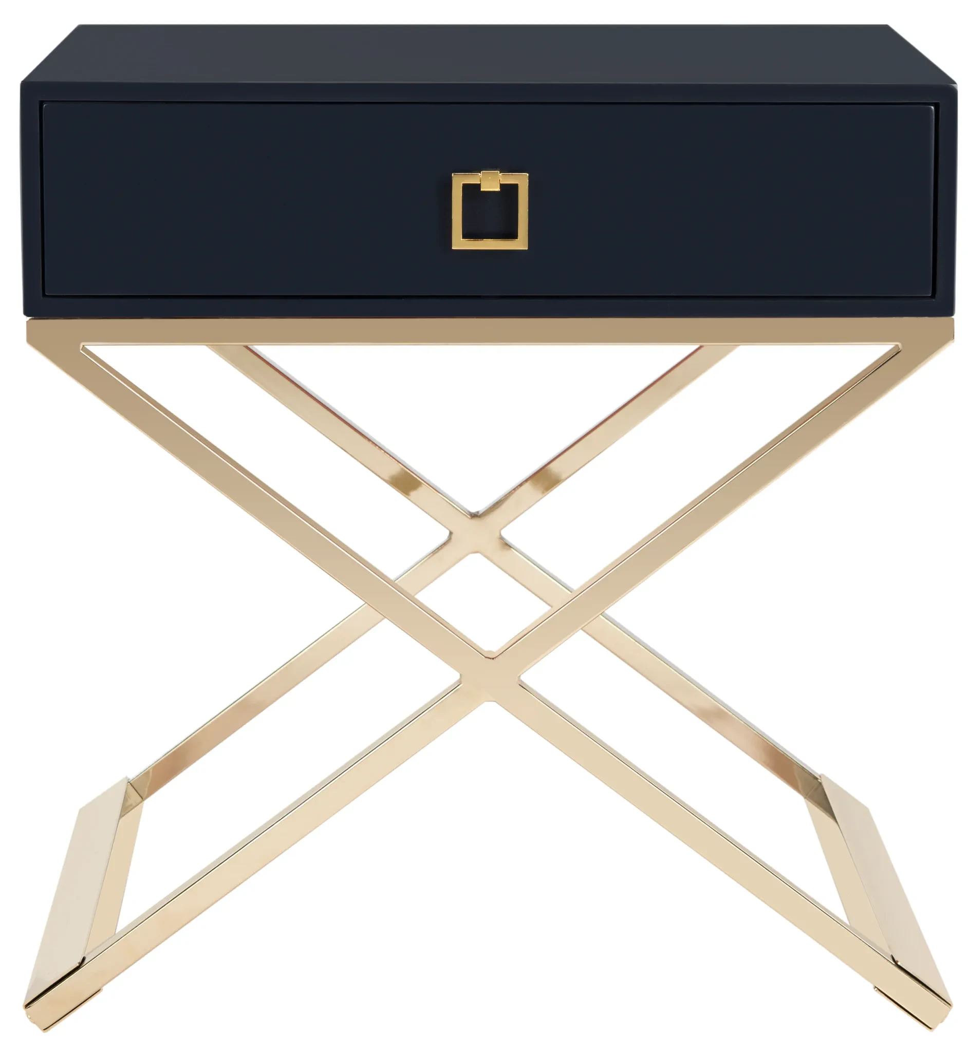 Zarina Side Table in Black