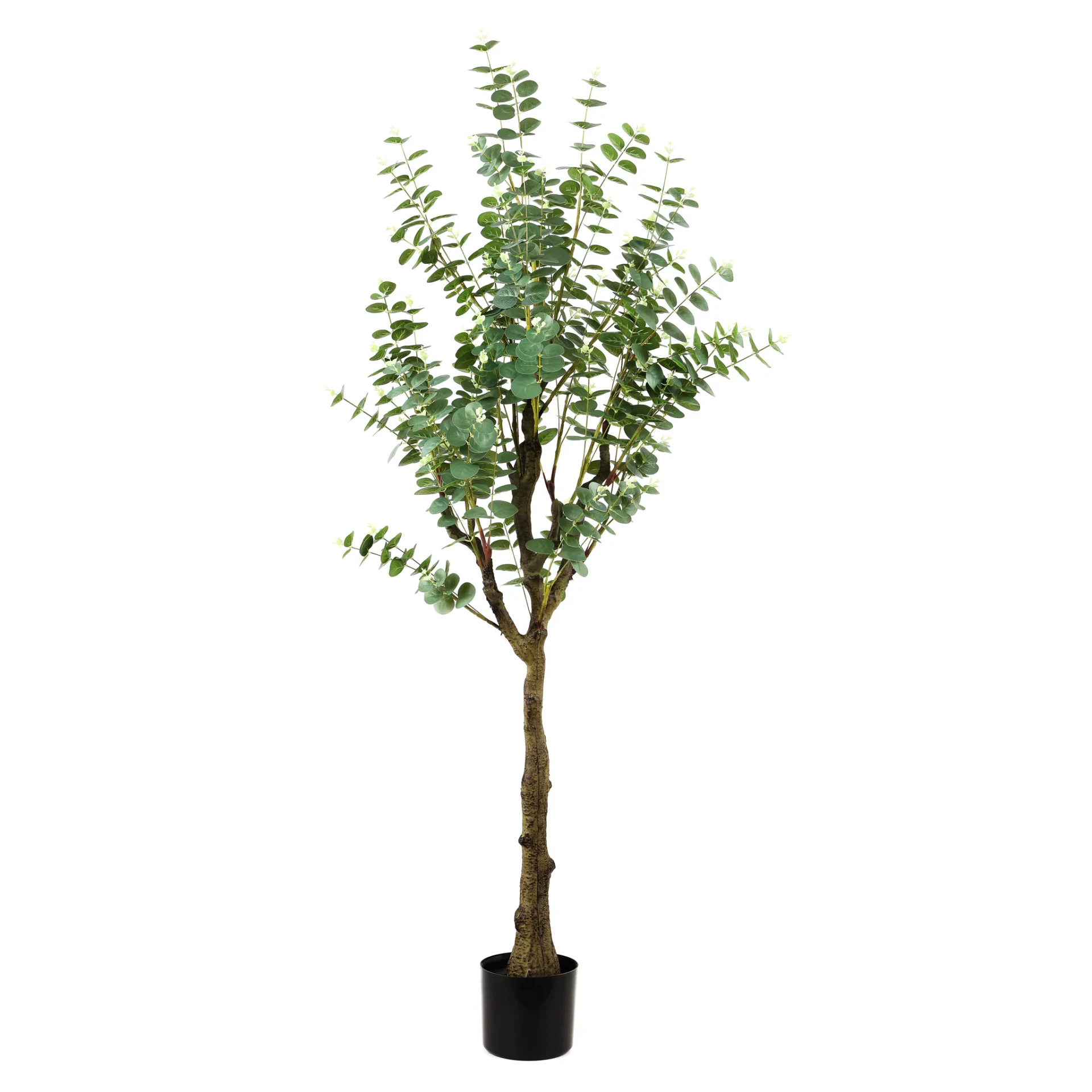 Faux 60"Potted Eucalyptus Tree in Green