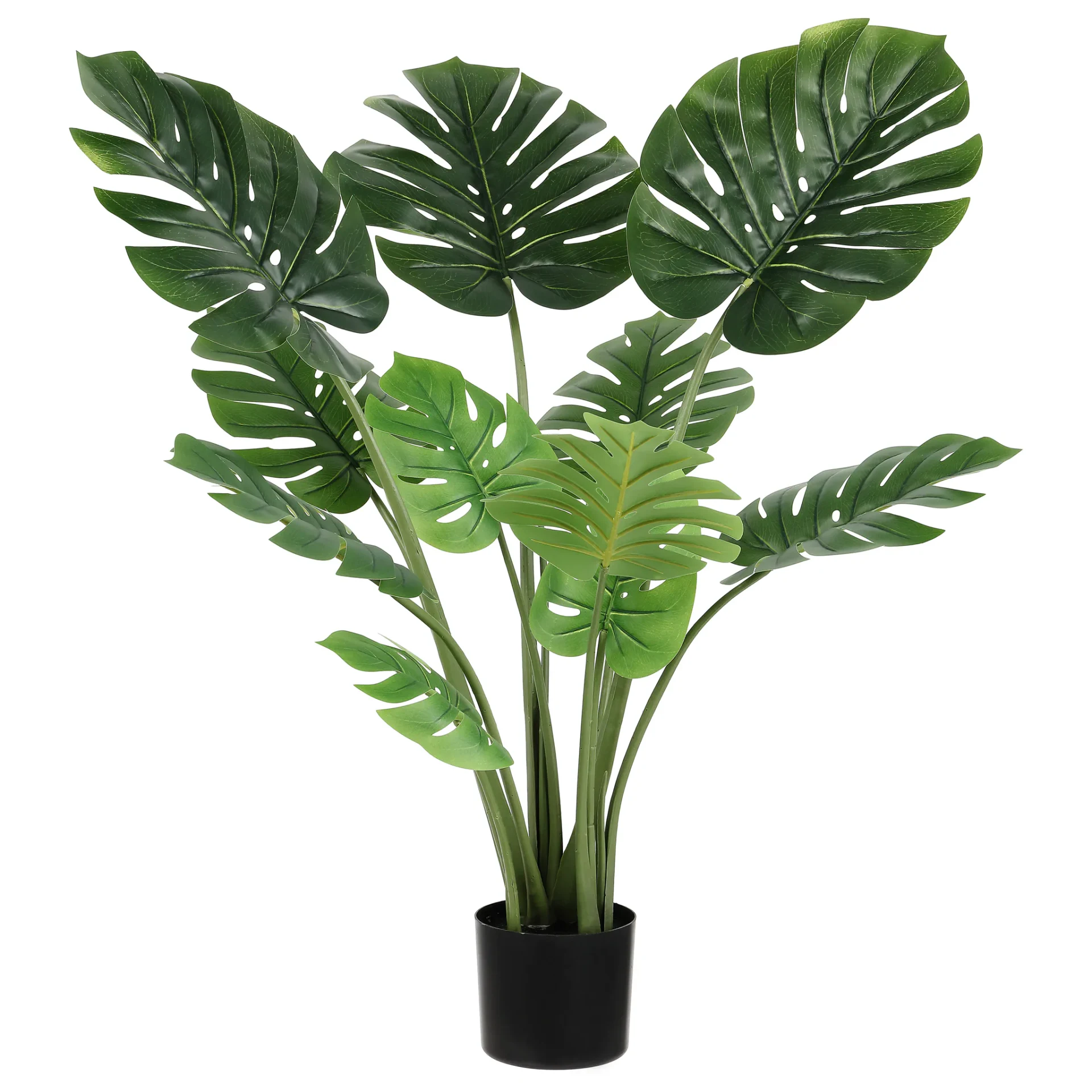 Faux 43" Potted Monstera Tree in Green
