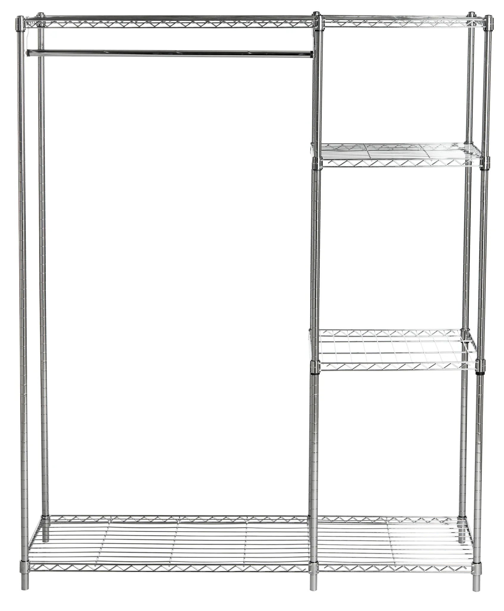 Betsy Adjustable Garment Rack in Chrome
