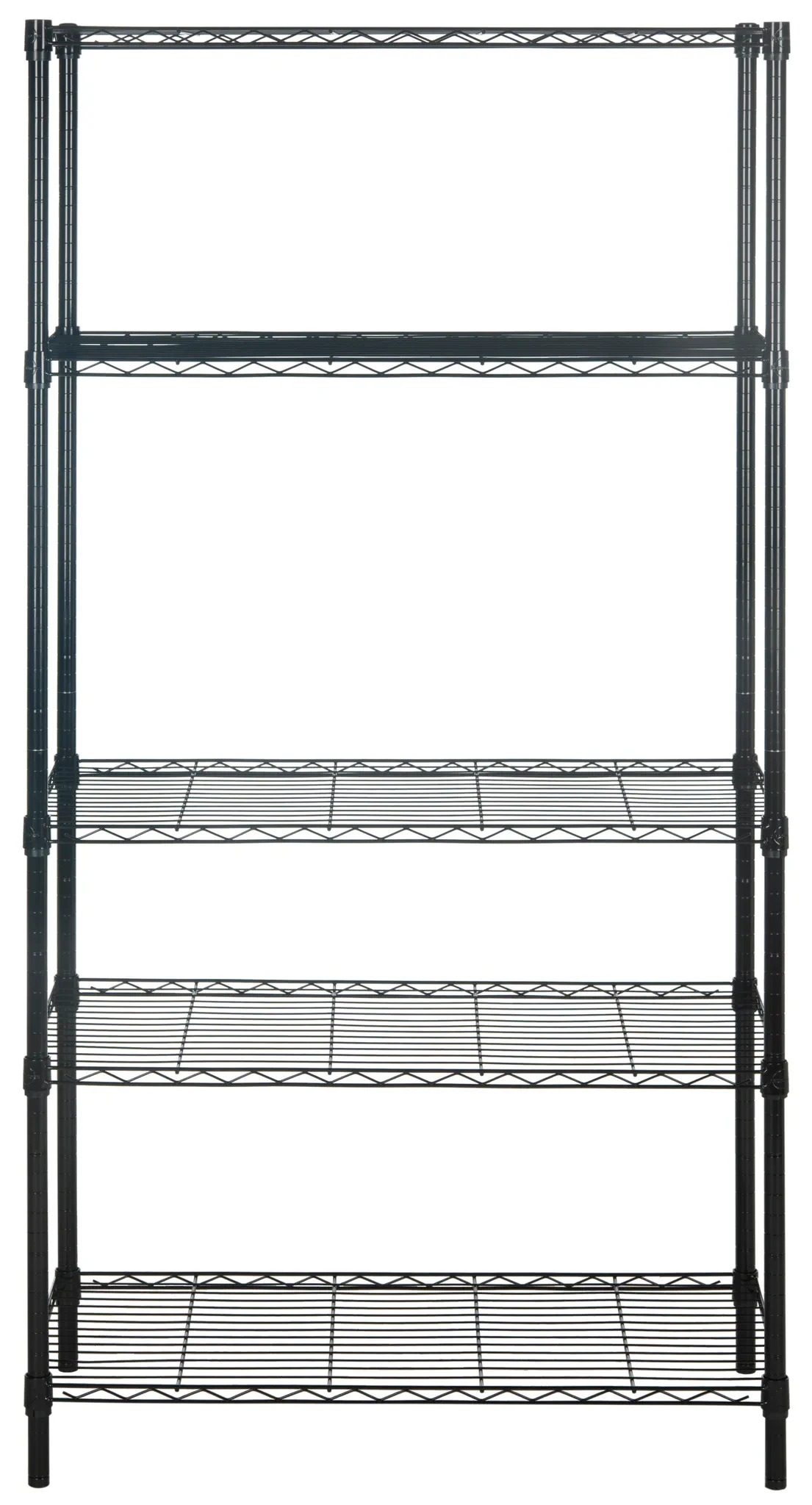 Alpha Five-Tier Shelving in Black