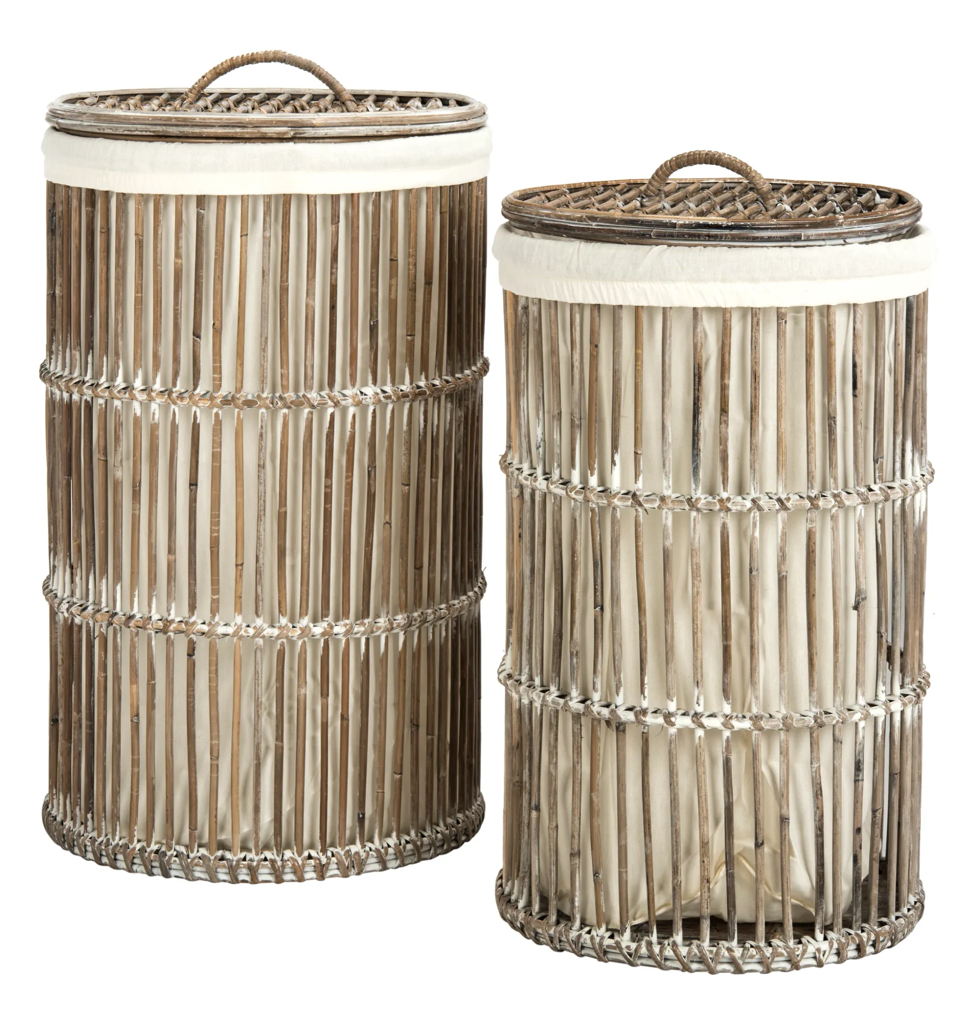 Libby Laundry Basket (Set Of 2) in White