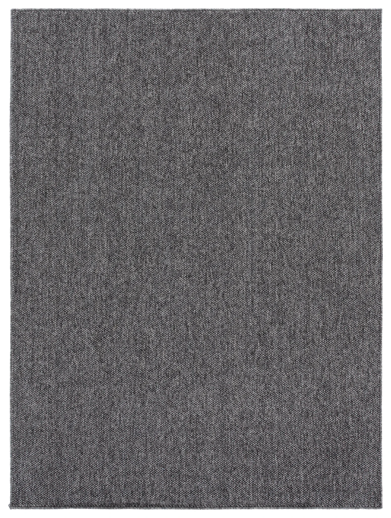 Highland Plain Modern Solid Rug in Charcoal / Gray