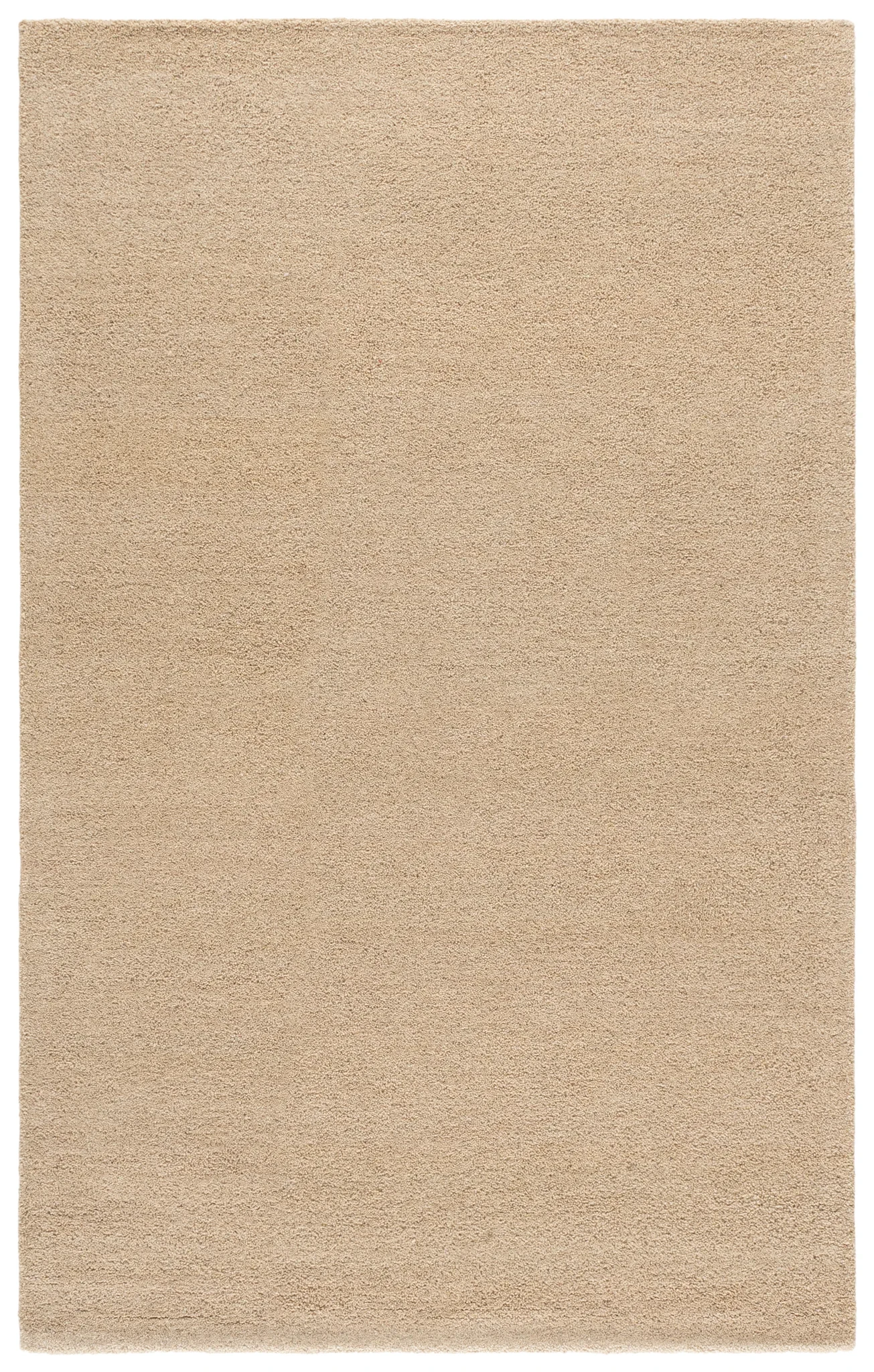 Himalaya Solid Hand-Tufted Wool Rug in Beige