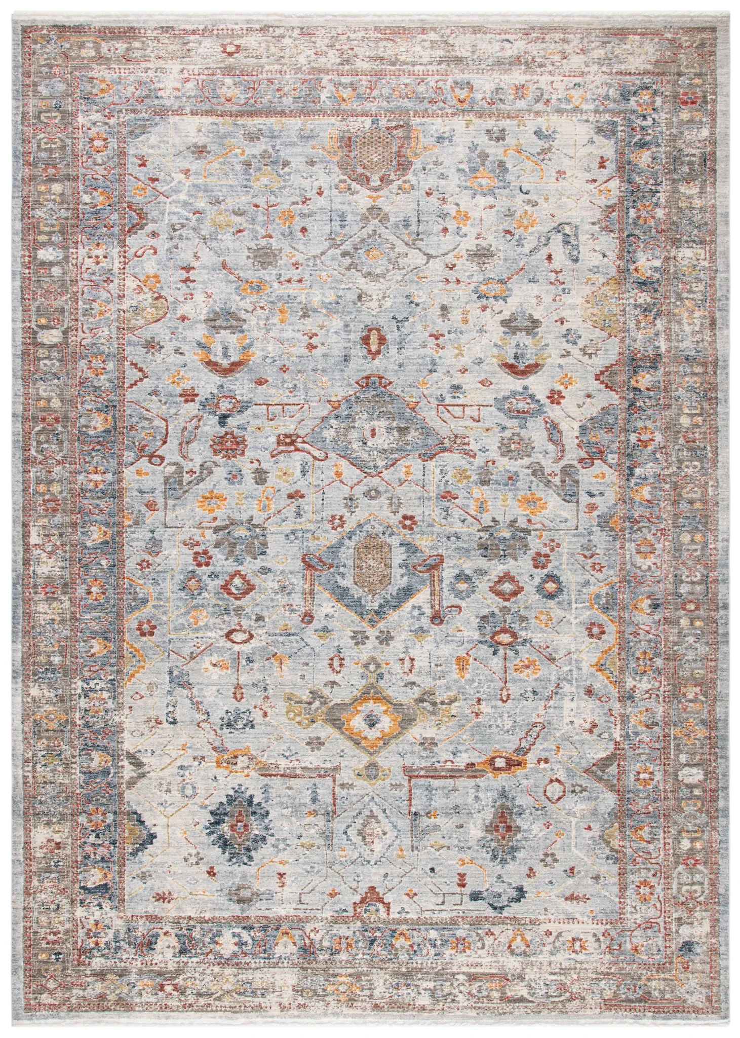 History Distressed Medallion Rug | HIS509 | Safavieh