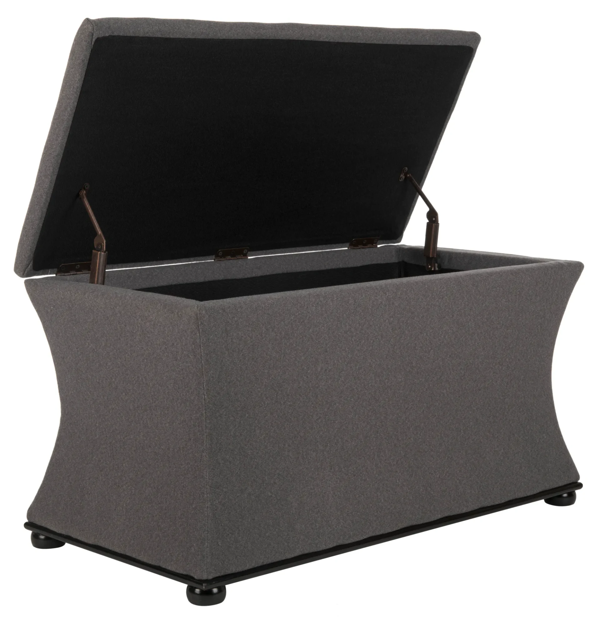 Aroura Storage Bench in Gray