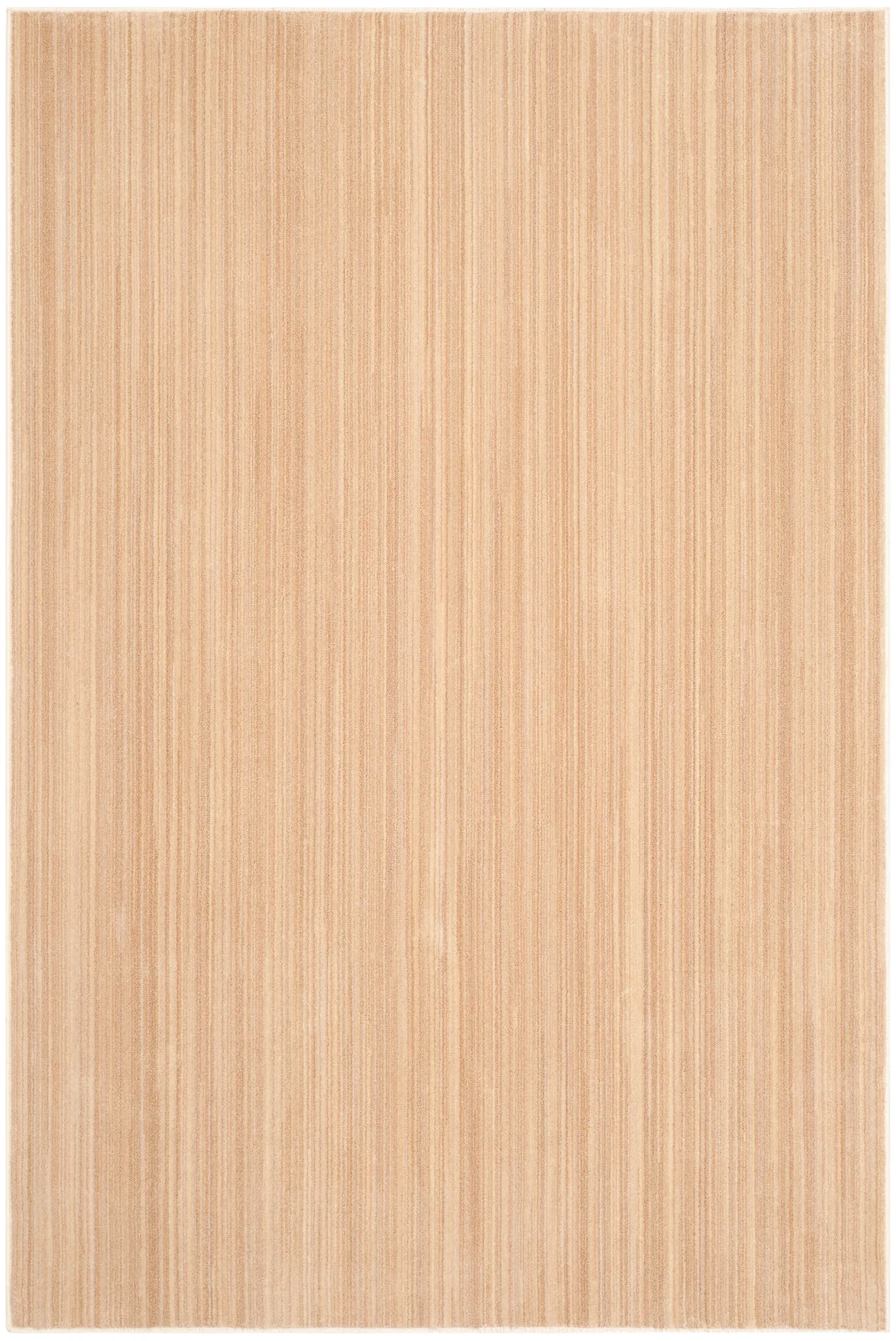 Infinity Striated Stripe Rug in Beige / Yellow