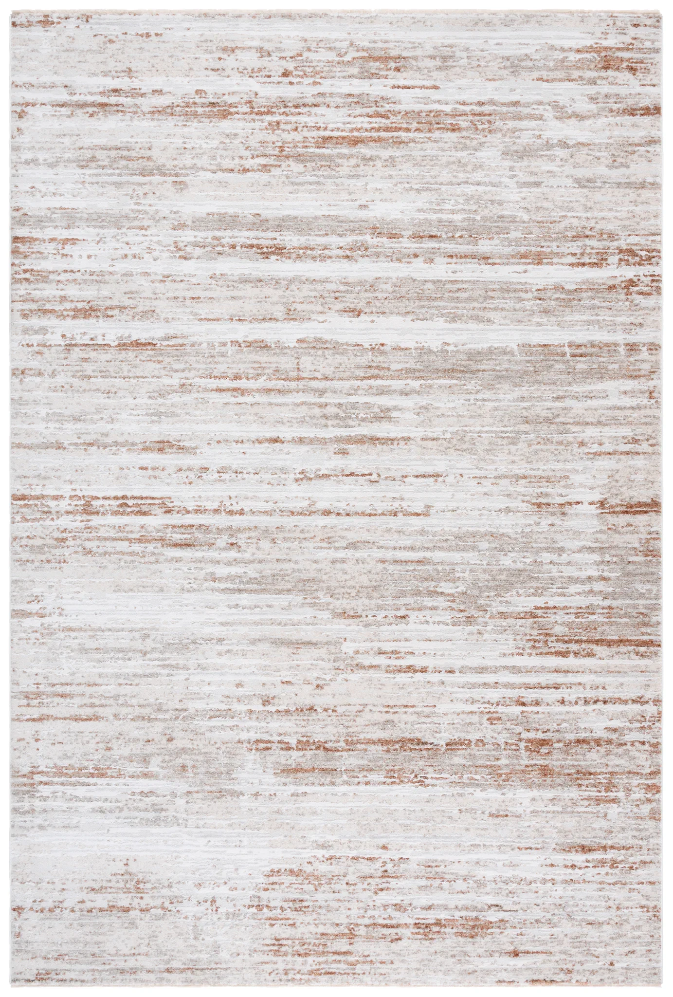 Kendal Modern Rug in Ivory / Gray Rust