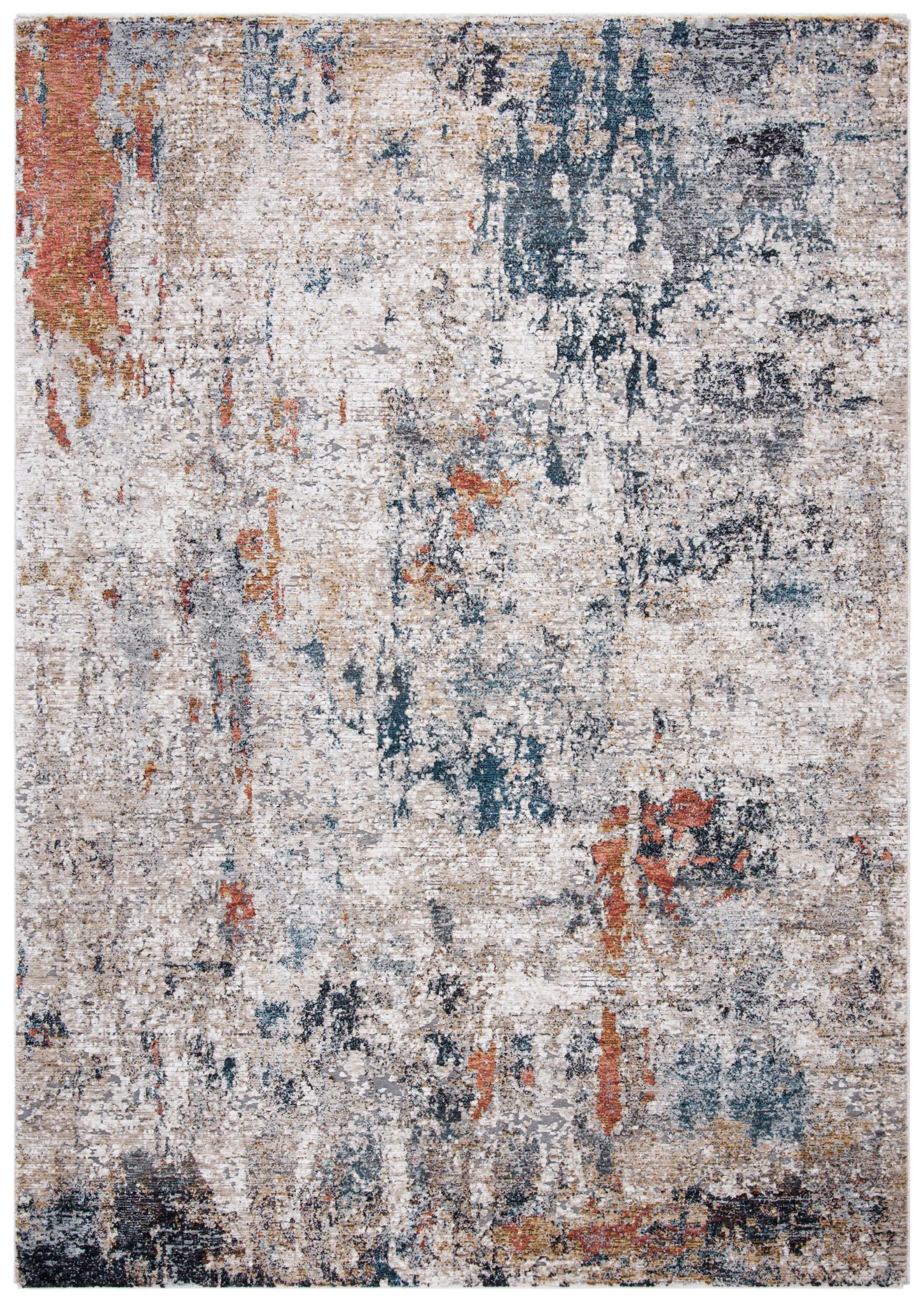 Limitee Abstract Rug in Beige