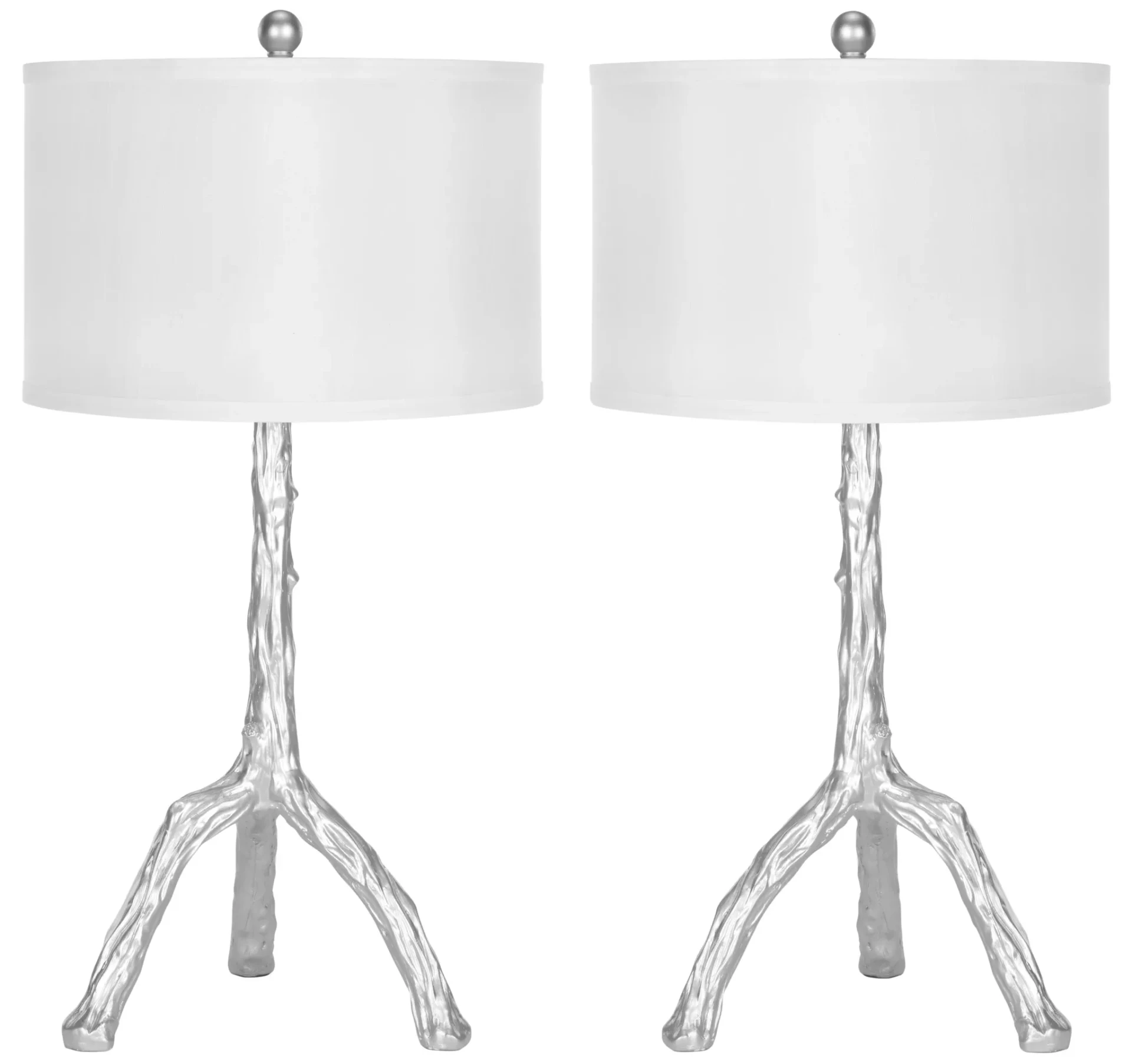 Branch Table Lamp (Set Of 2) in Silver