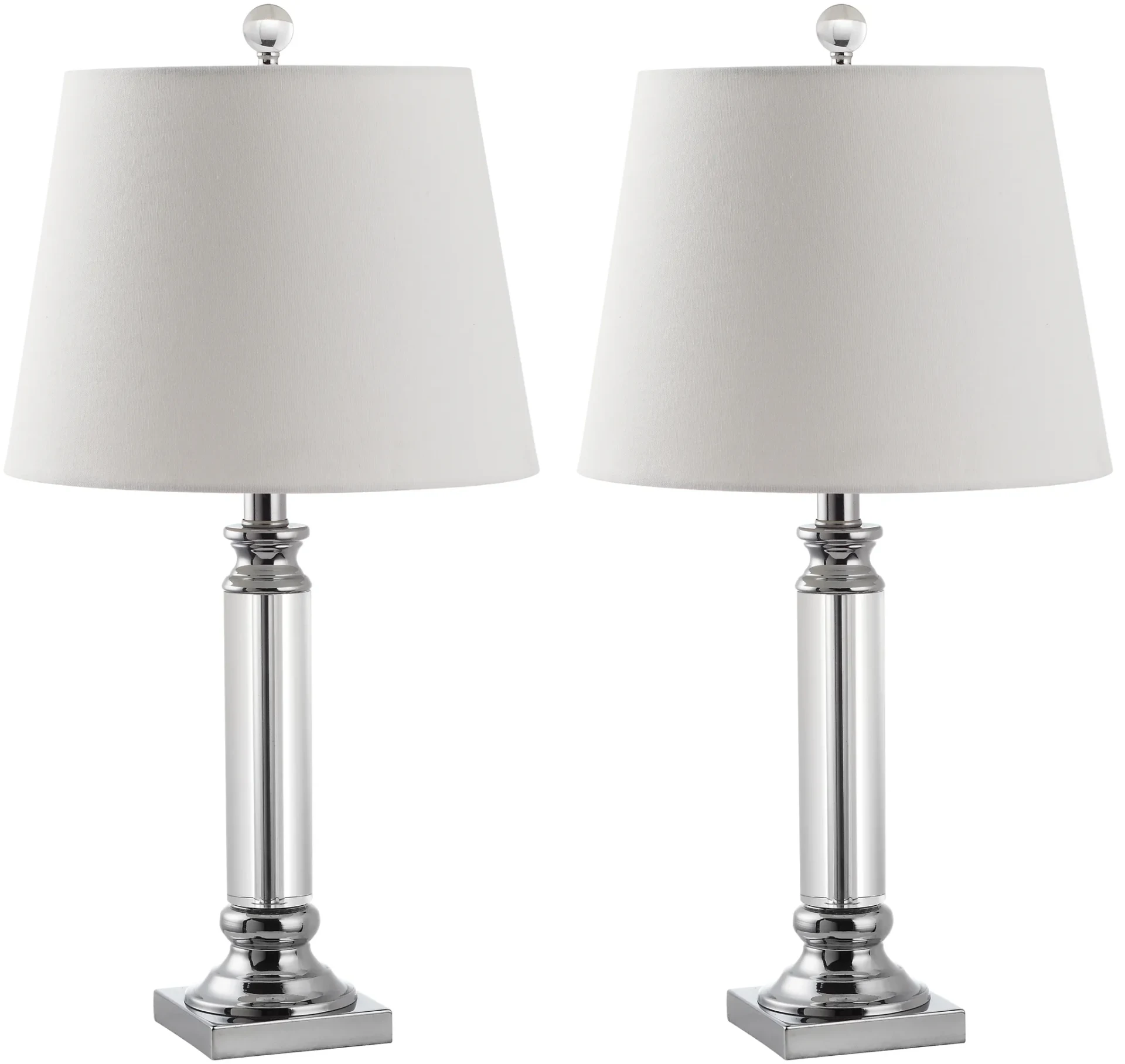 Zara Crystal Table Lamp (Set Of 2) in Clear