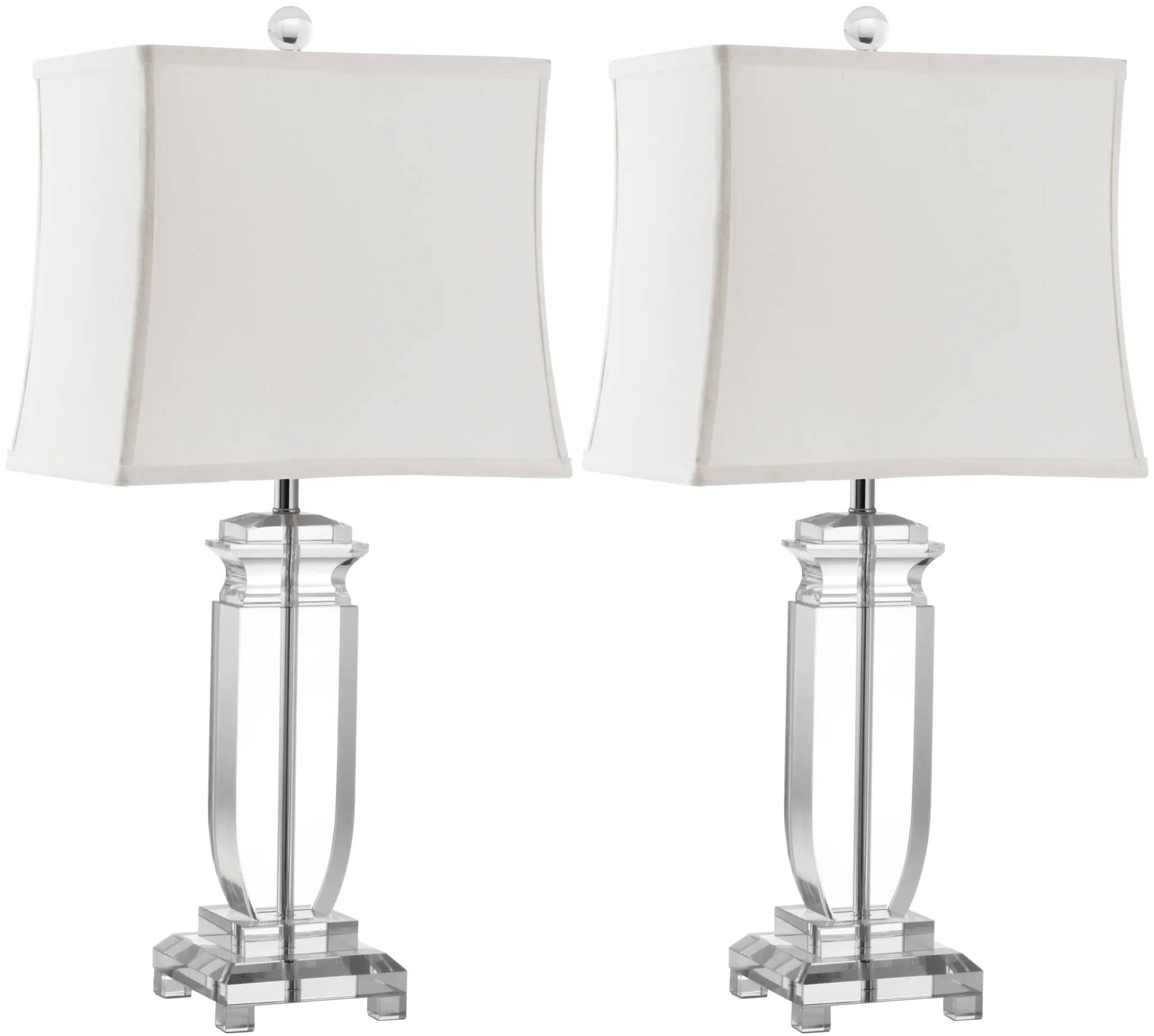 Olympia Crystal Table Lamp (Set Of 2) in Crystal