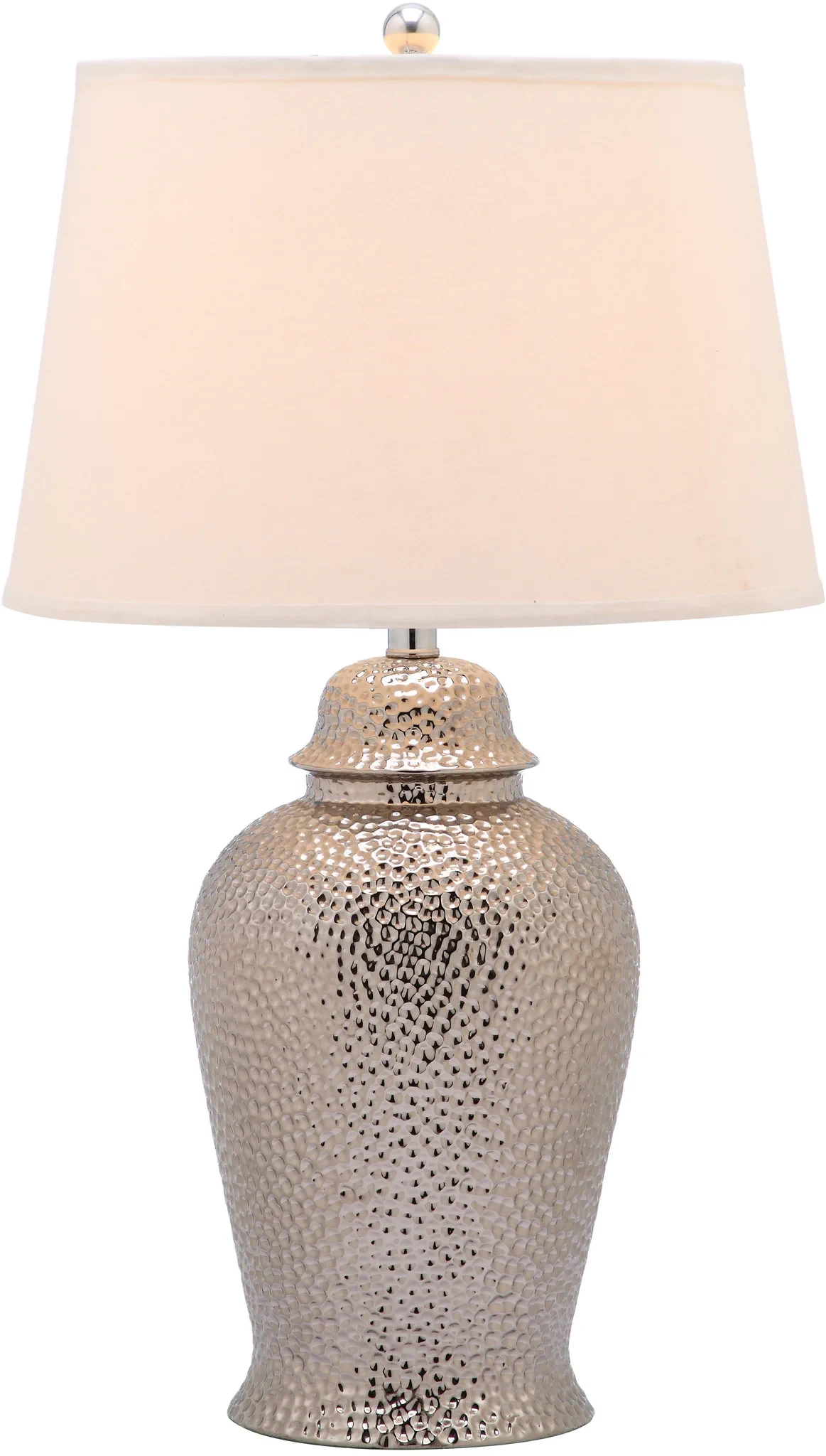 Sterling Ginger Jar Lamp (Set of 2) in Silver
