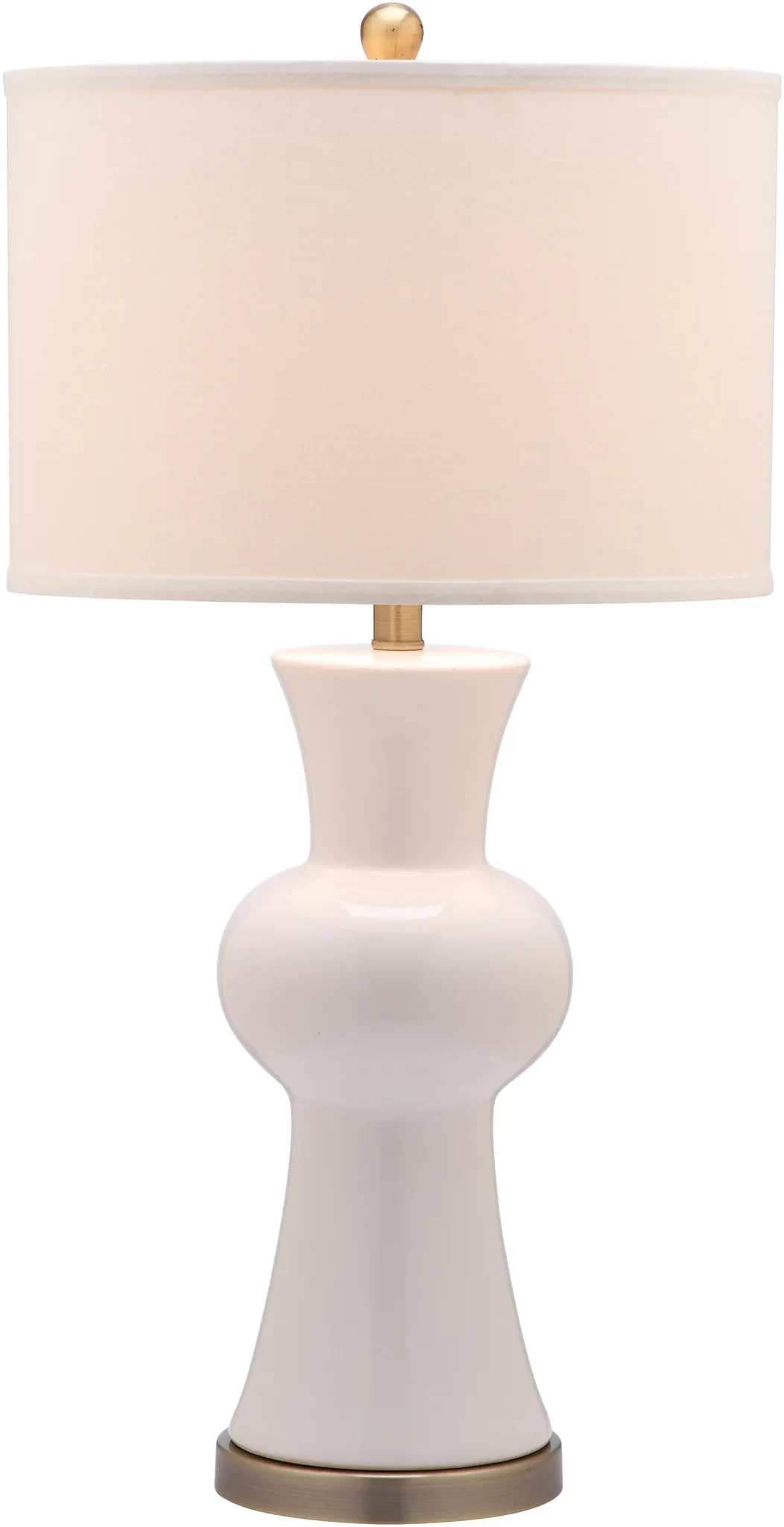 Lola Column Table Lamp (Set of 2) in Orange