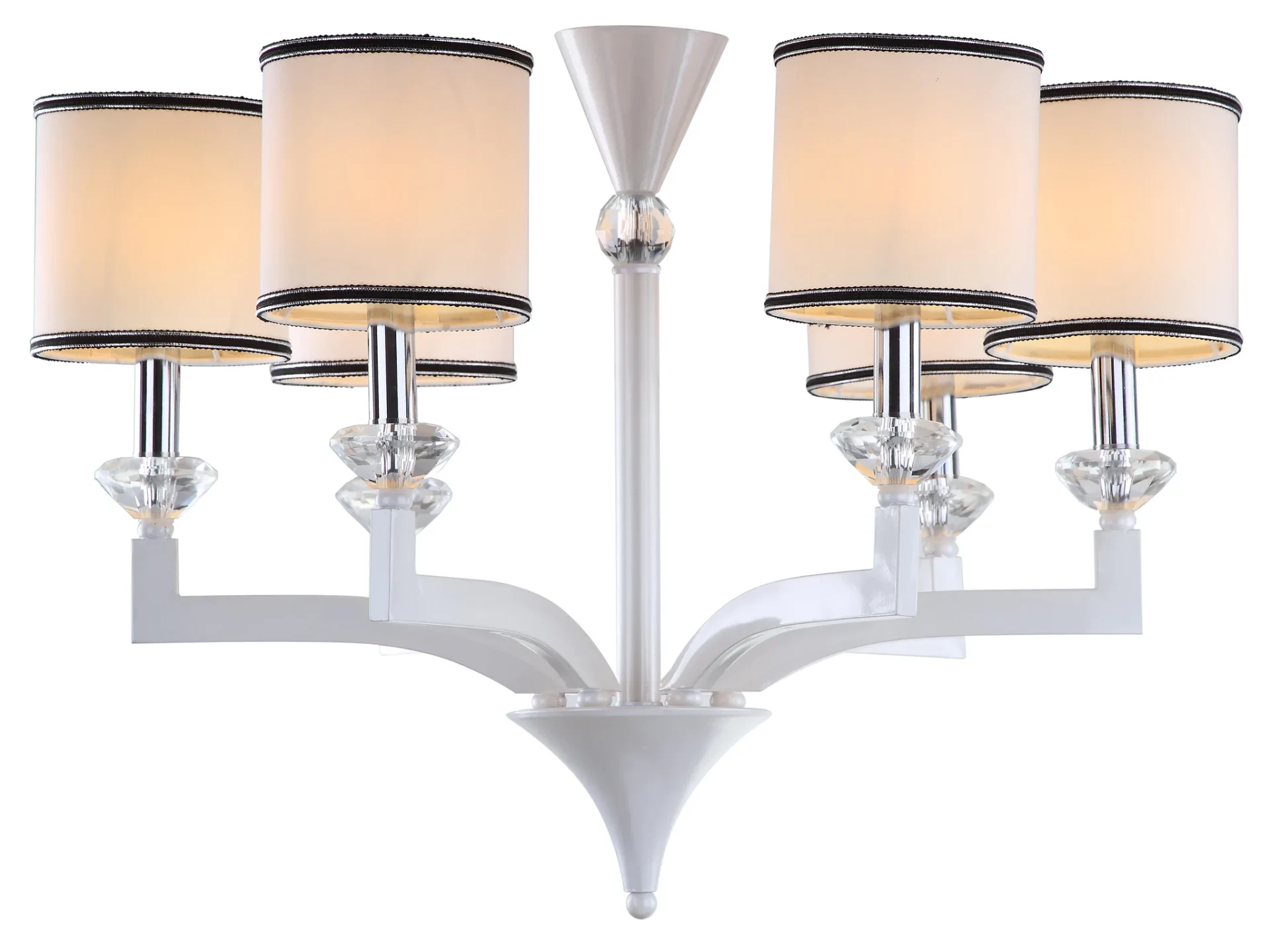 Erin Chandelier in Pearl White