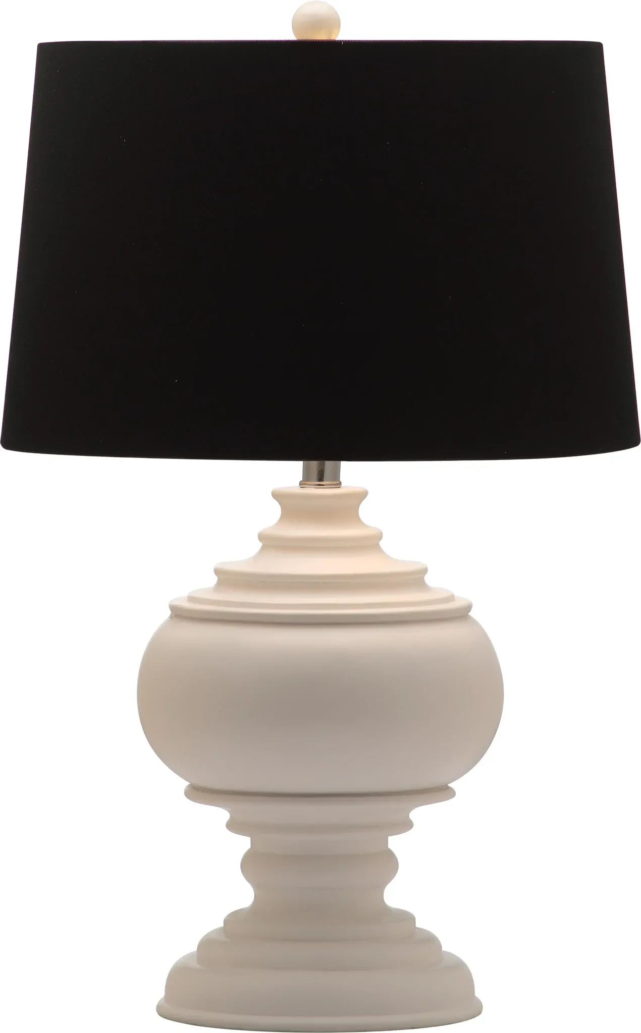 Callaway Table Lamp in Cream / Black