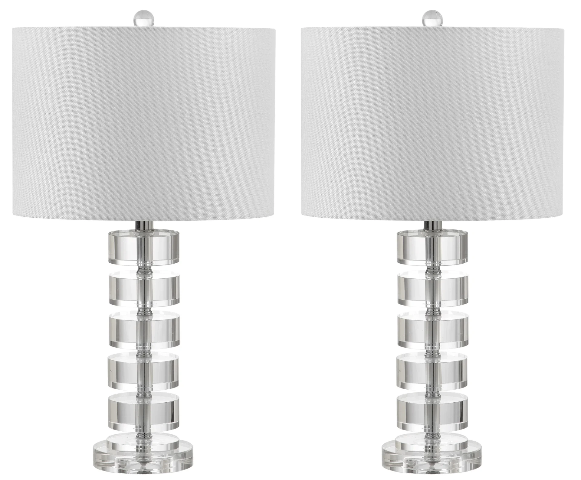 Frances Table Lamp (Set Of 2) in Clear