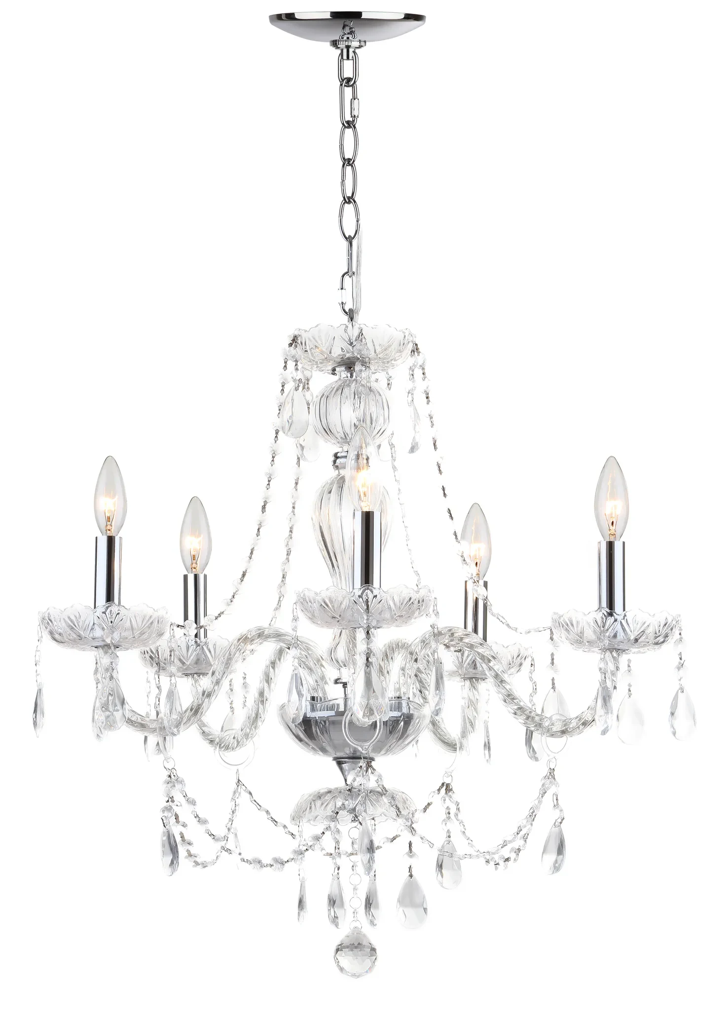 Jingle Chandelier in Clear