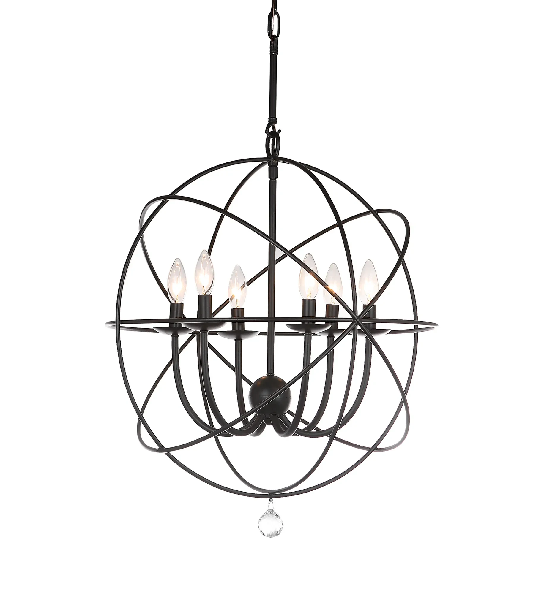Evie Chandelier in Black