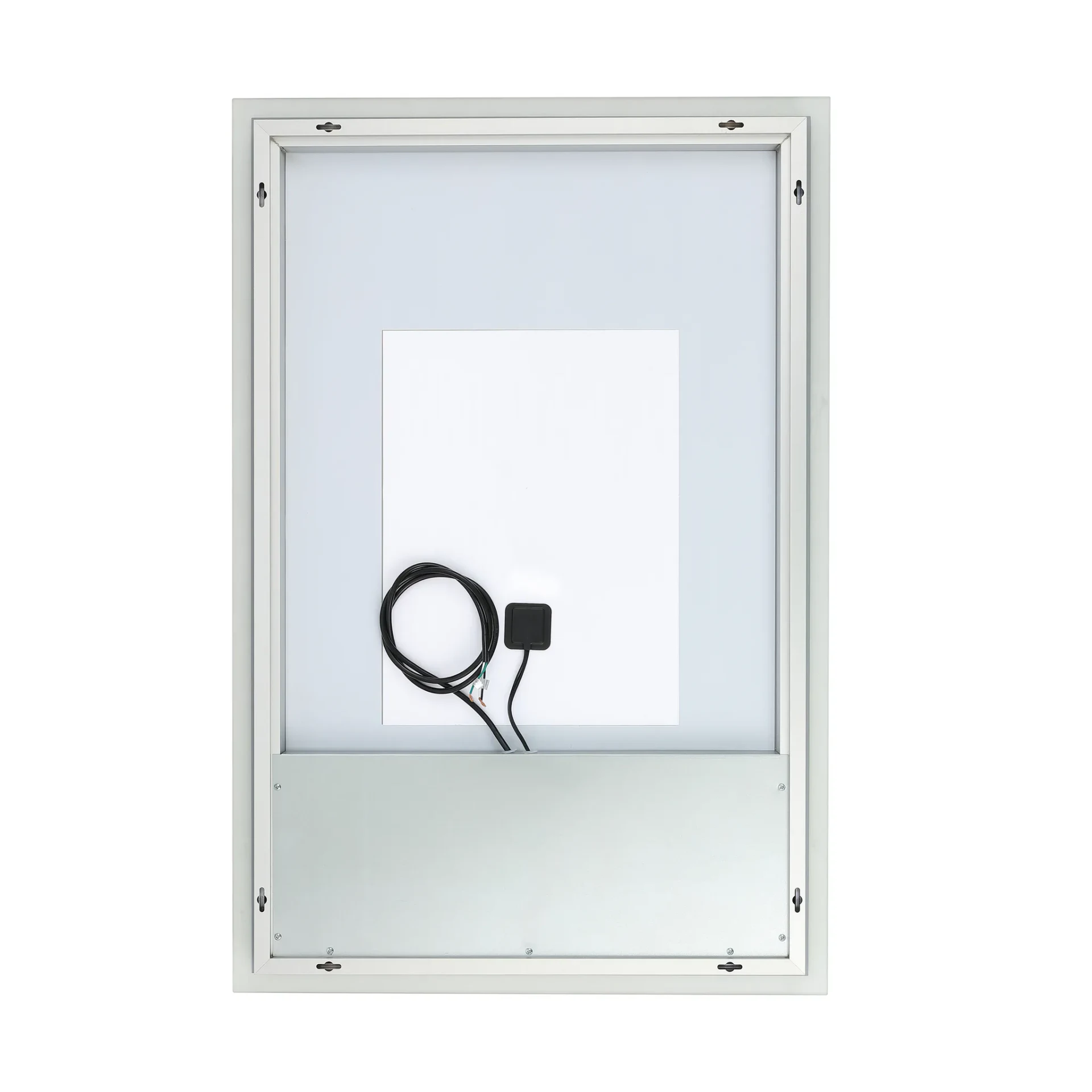 Houston 24" Led Mirror in Silver / White