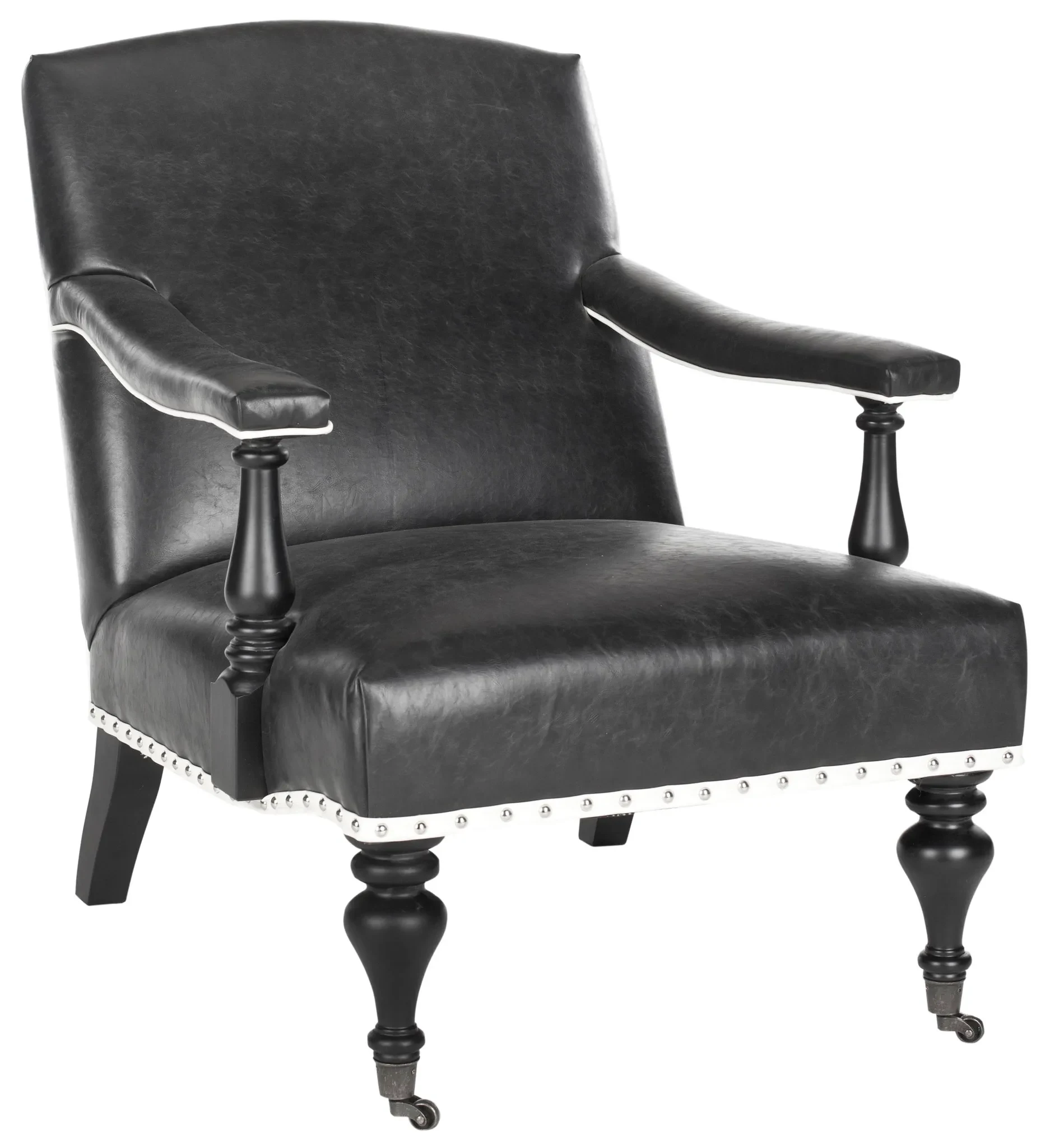 Devona Arm Chair in Antique Black