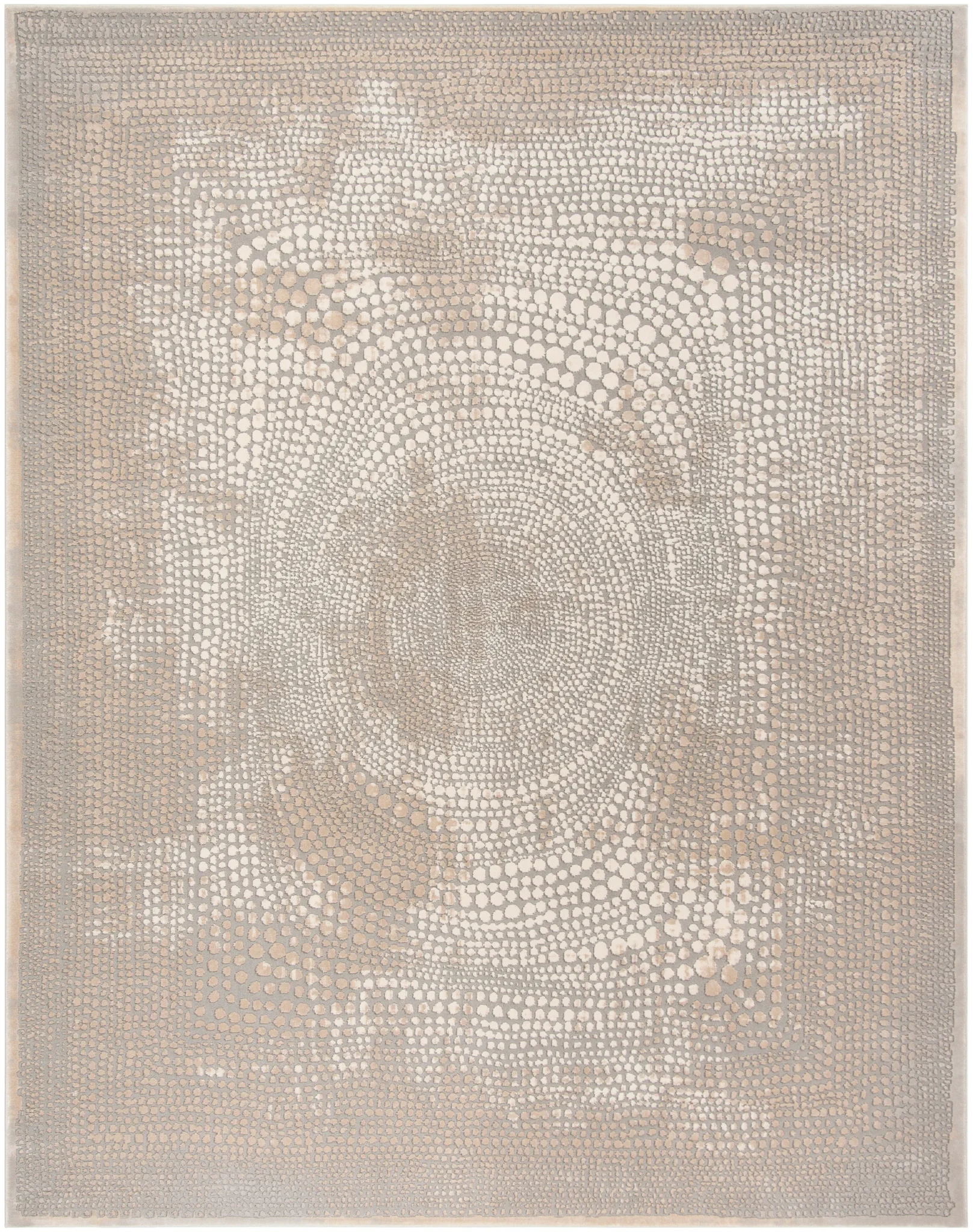 Meadow Circular Mosaic Rug in Meadow Circular Mosaic Rug