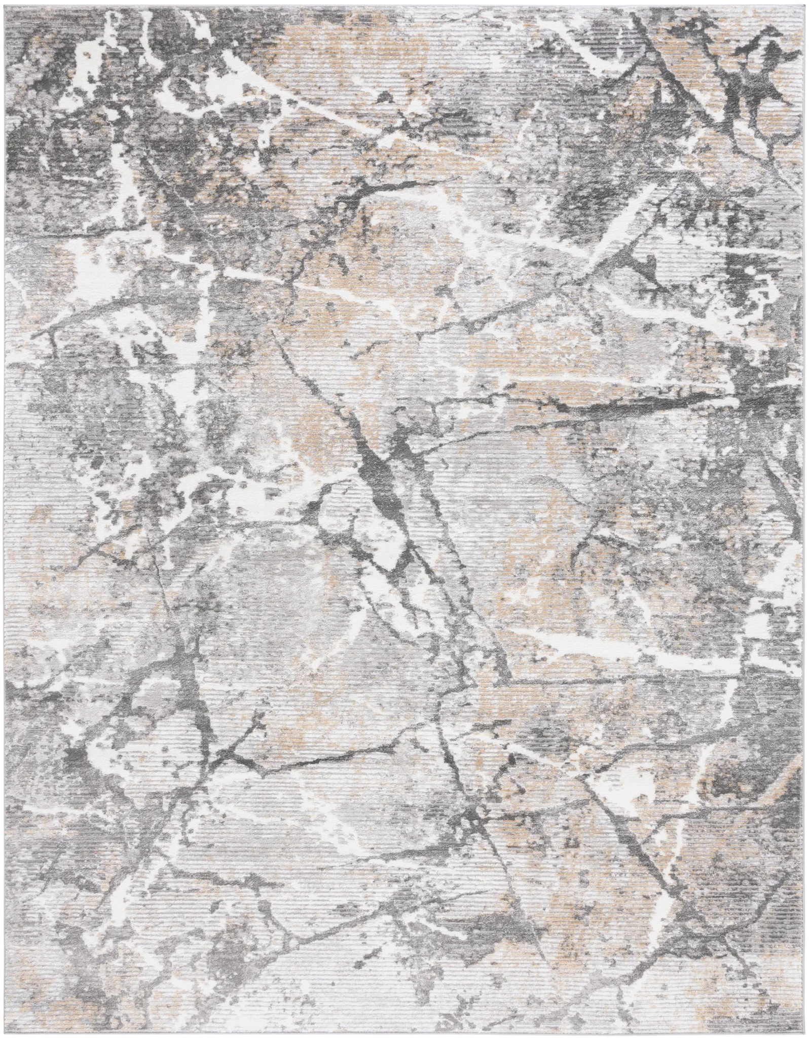 Meadow Elysian Marble Rug in Light Gray / Dark Gray