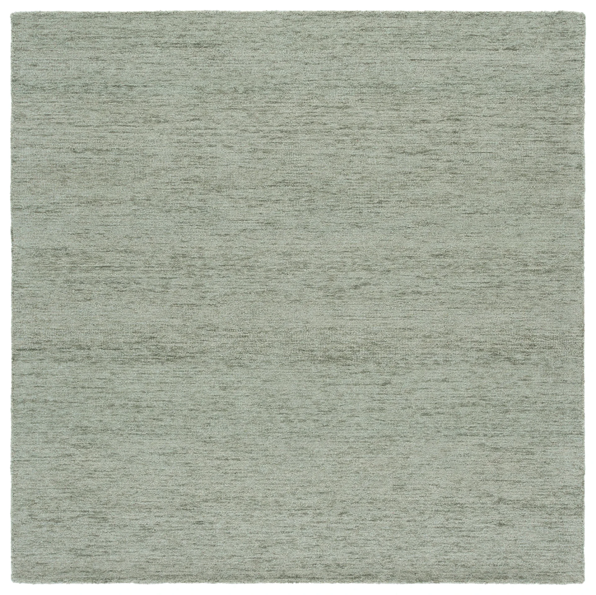 Metro Modern Heathered Hand-Tufted Wool Rug in Green