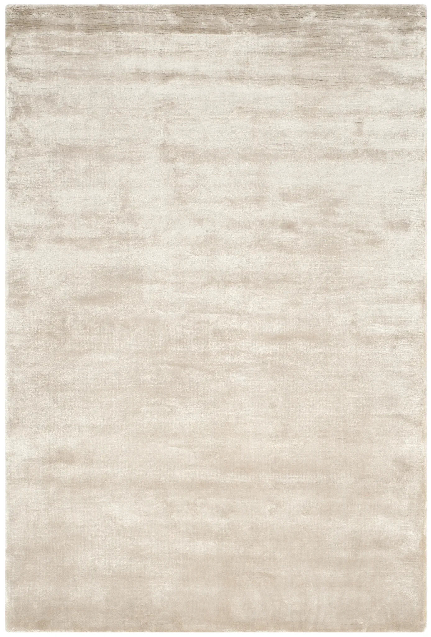 Mirage Solid Hand-Loomed Viscose Rug in Silver