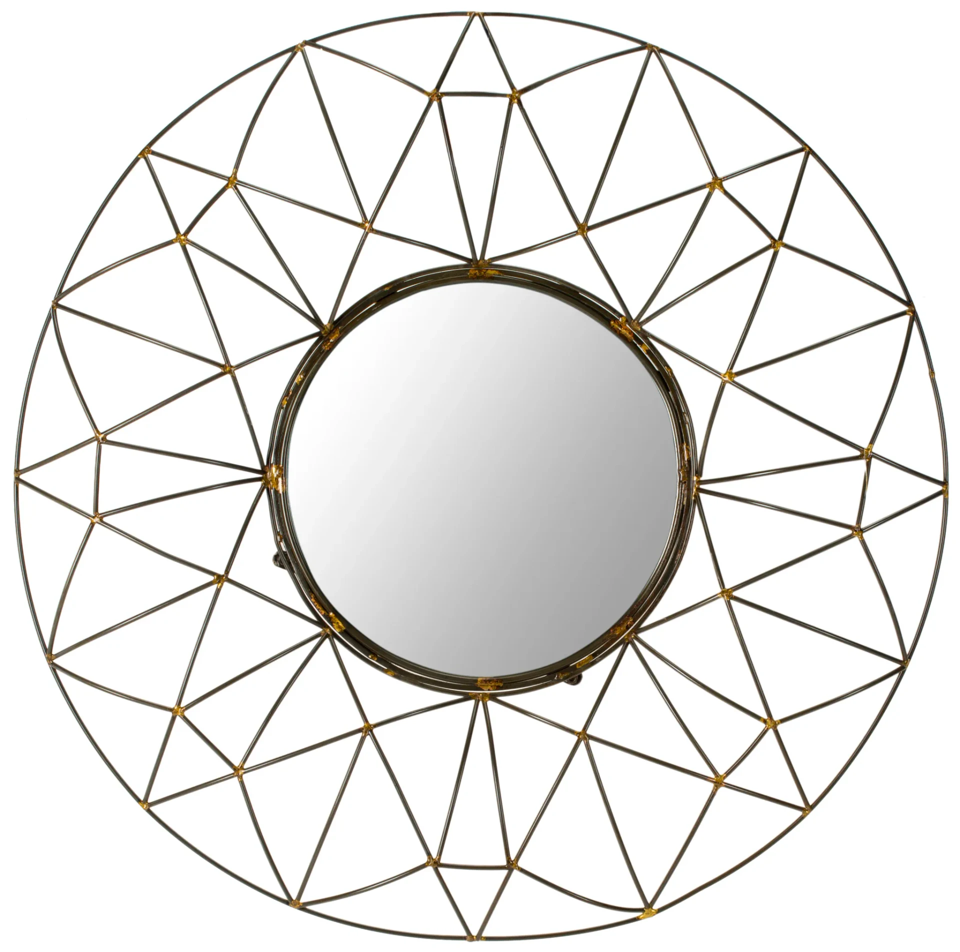 Round Mirror in Natural