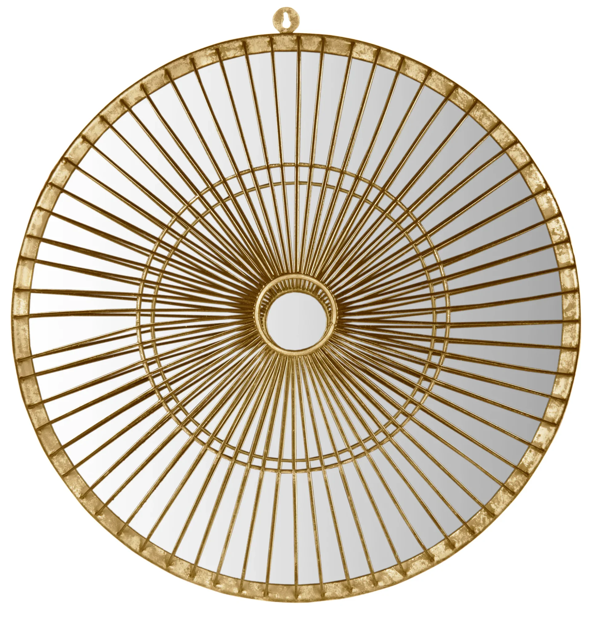 Gemini Mirror in Gold
