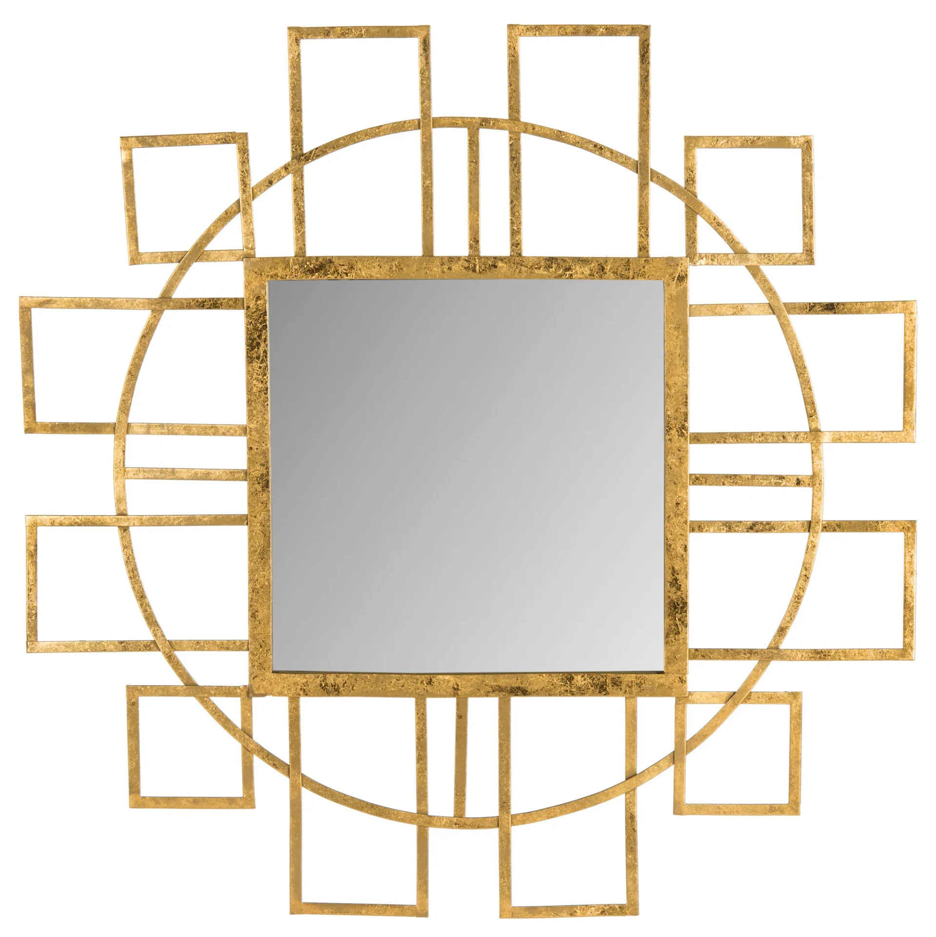 Matrix Mirror in Gold