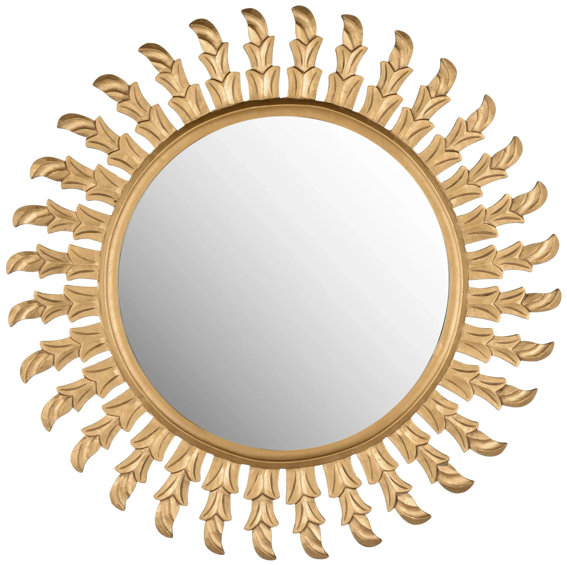 Inca Sun Mirror in Gold