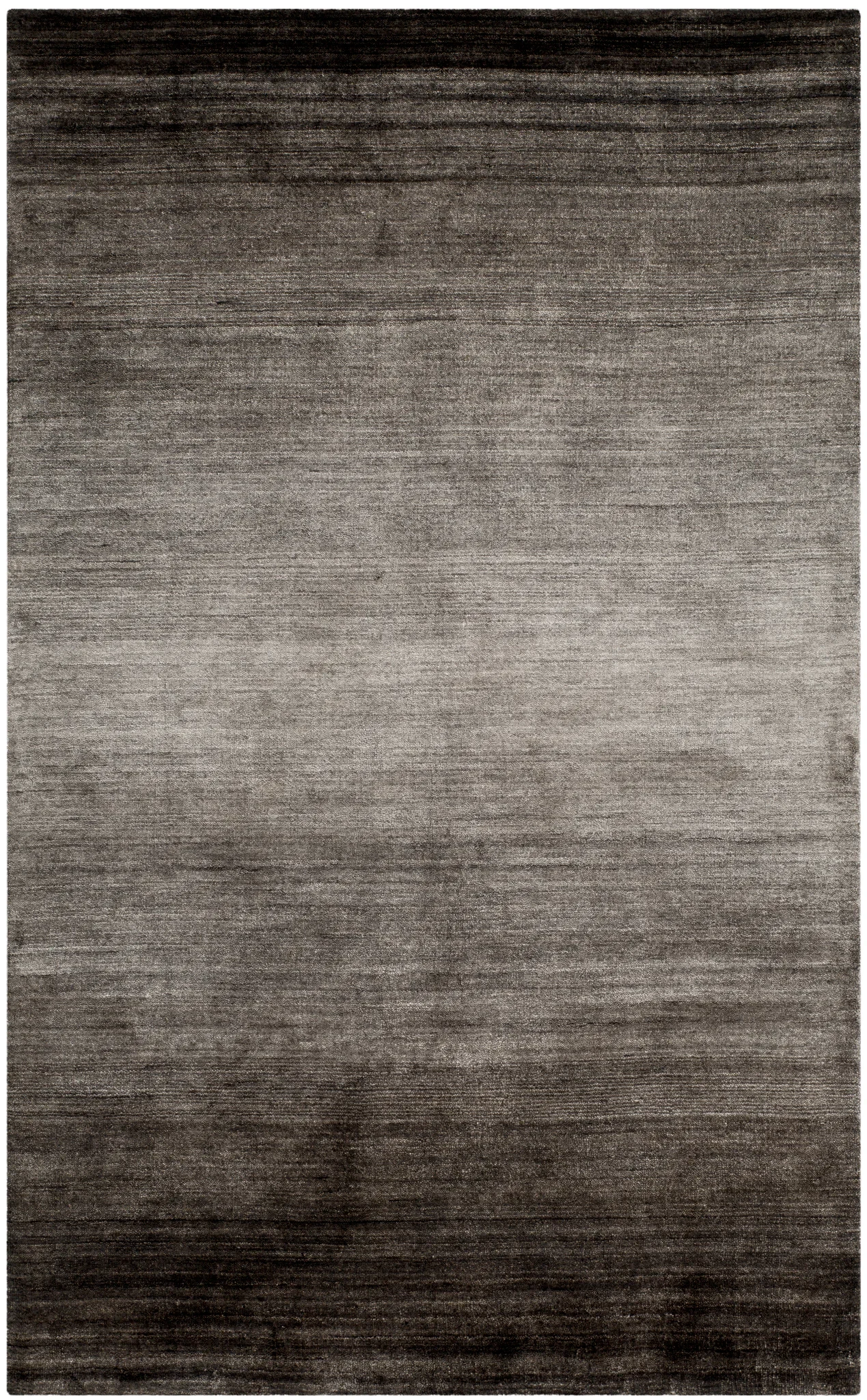 Mirage Gradient Hand-Loomed Rug in Black