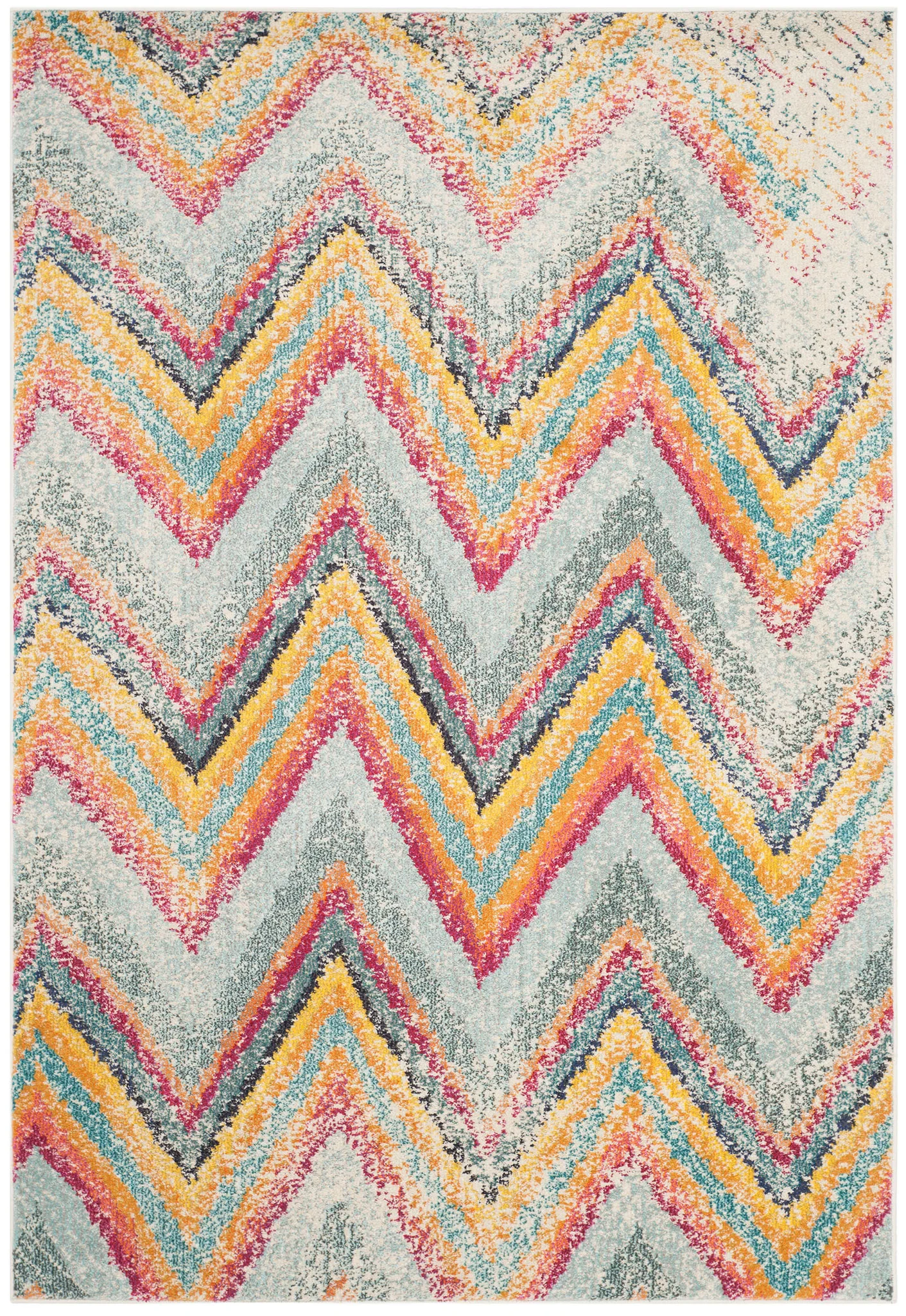 Monaco Zigzag Rug in Multicolor