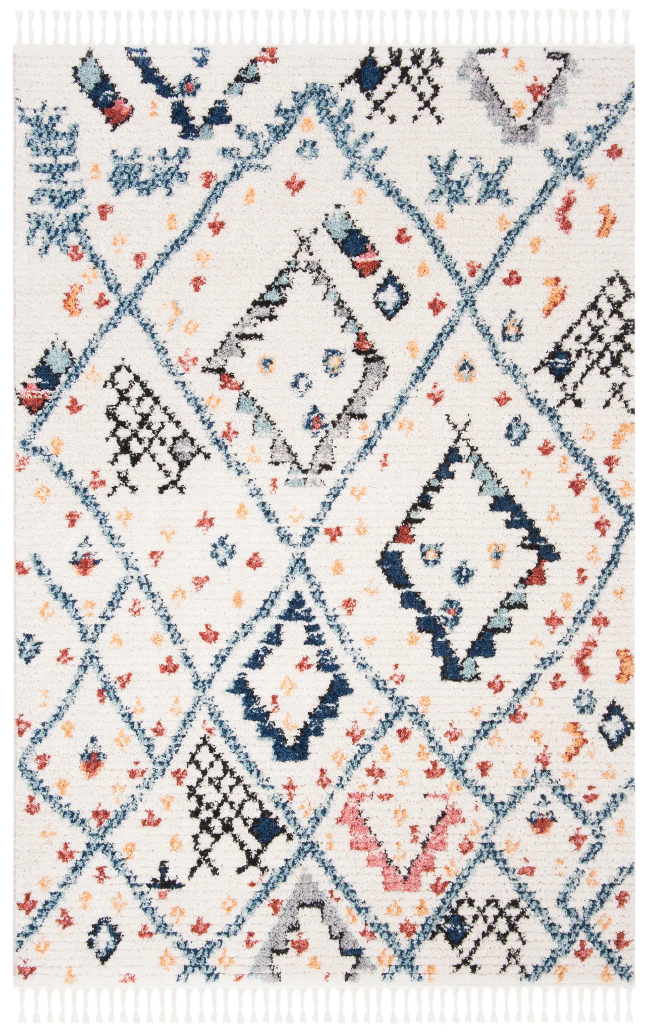 Morocco Diamond Lattice Rug in Morocco Diamond Lattice Rug