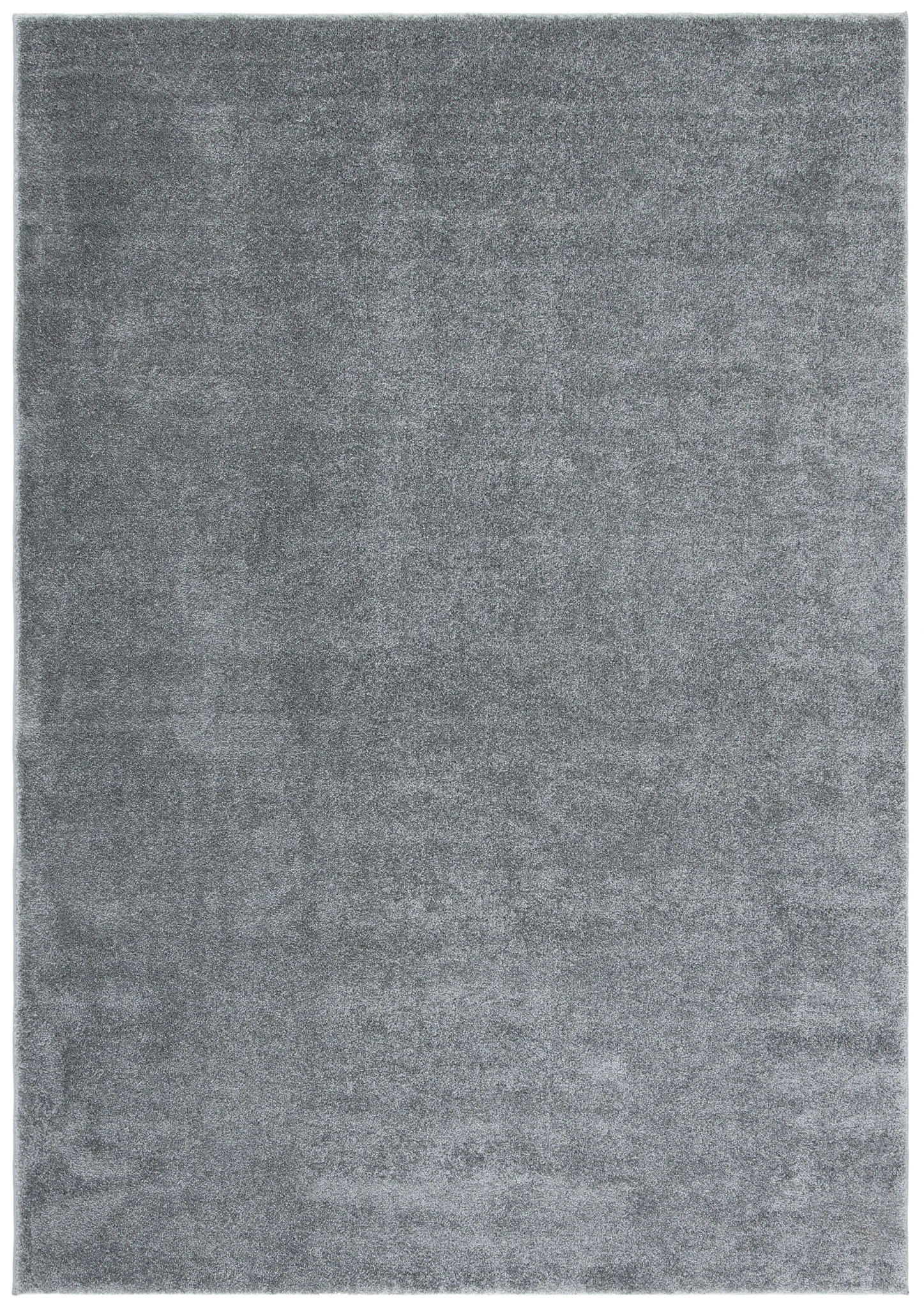 Non-Slip Solid Rug in Gray
