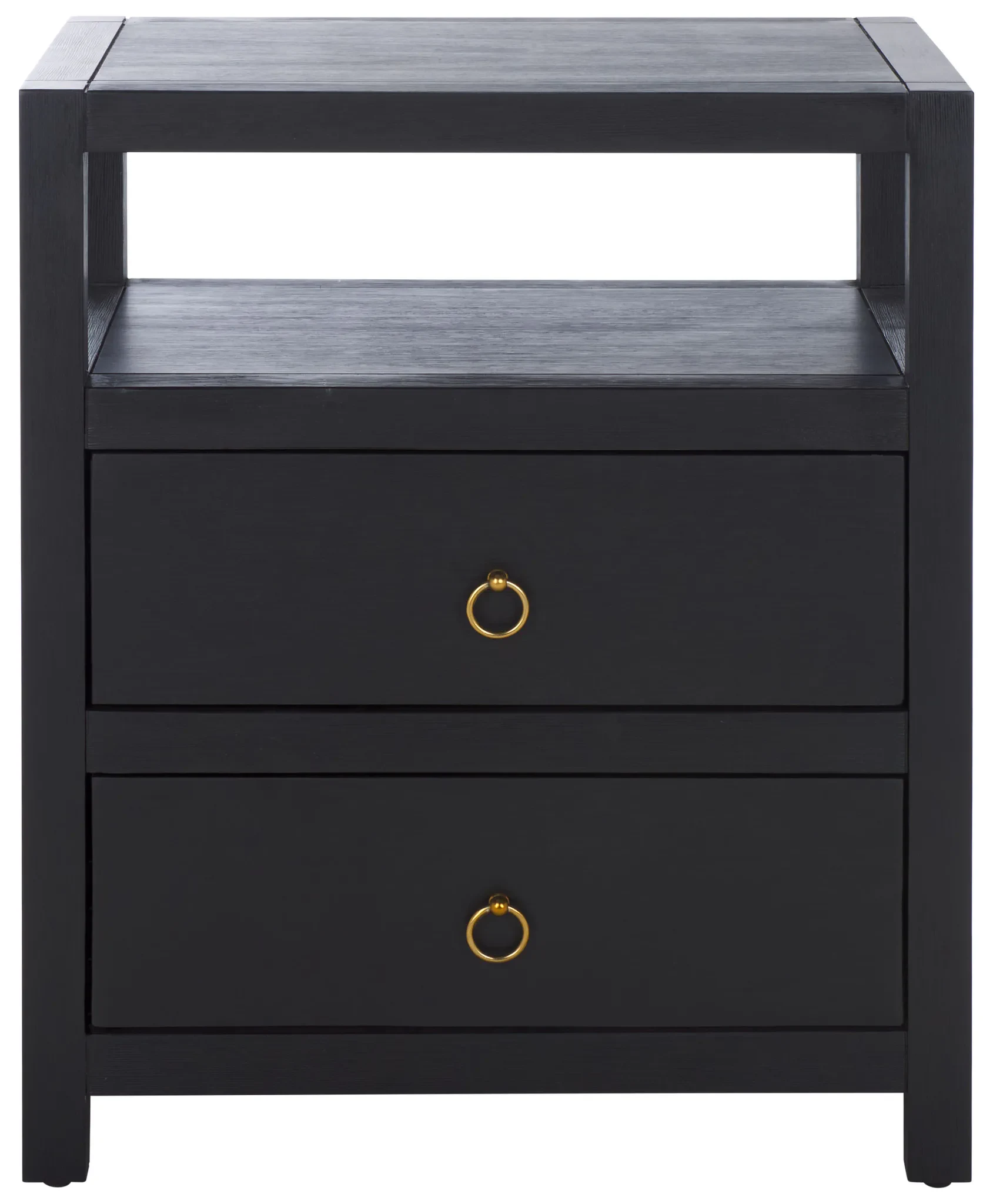 Amisa Nightstand in Black