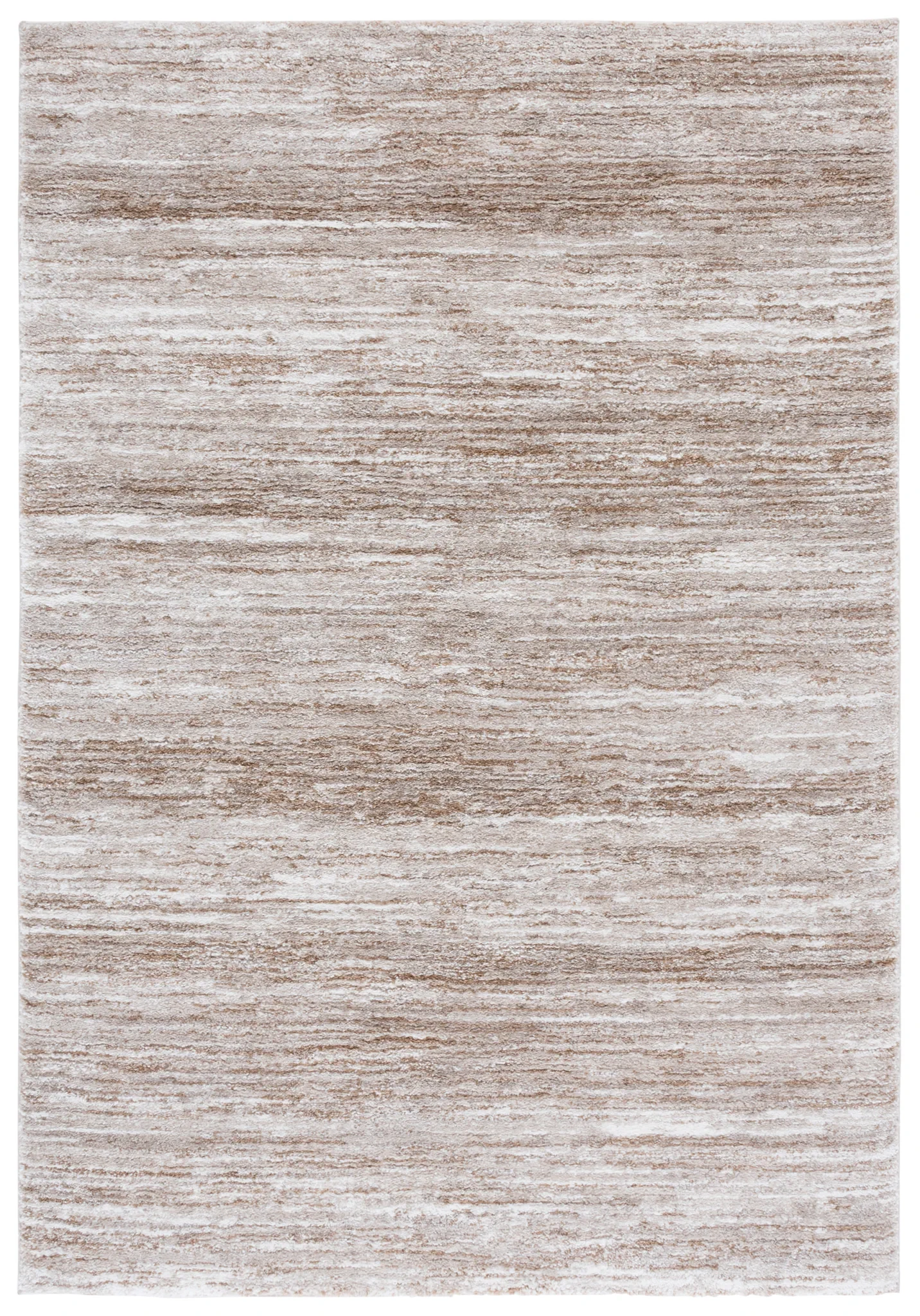 Northport Linear Abstract Rug in Taupe / Ivory