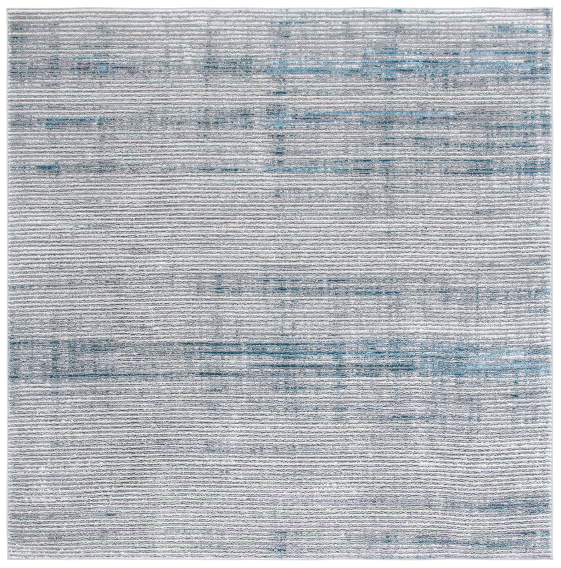 Orchard Distressed Stripe Rug in Gray / Blue