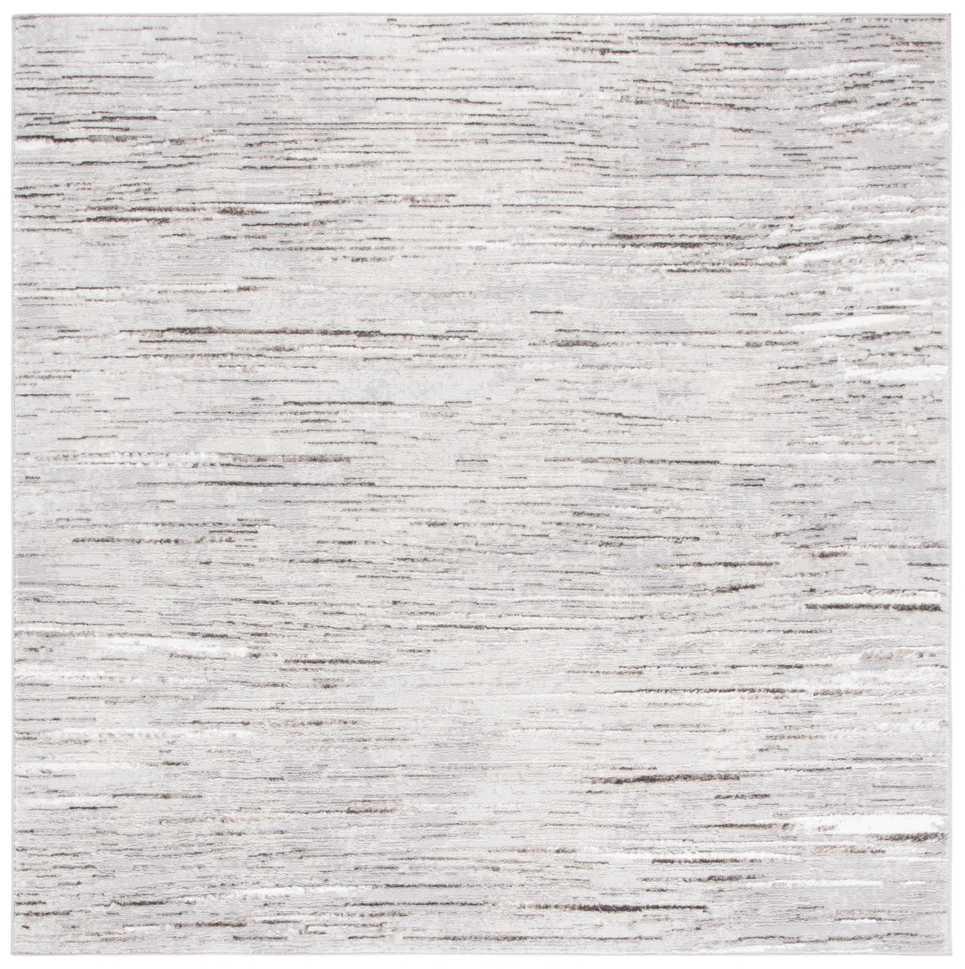 Orchard Linear Abstract Rug in Gray / Light Gray