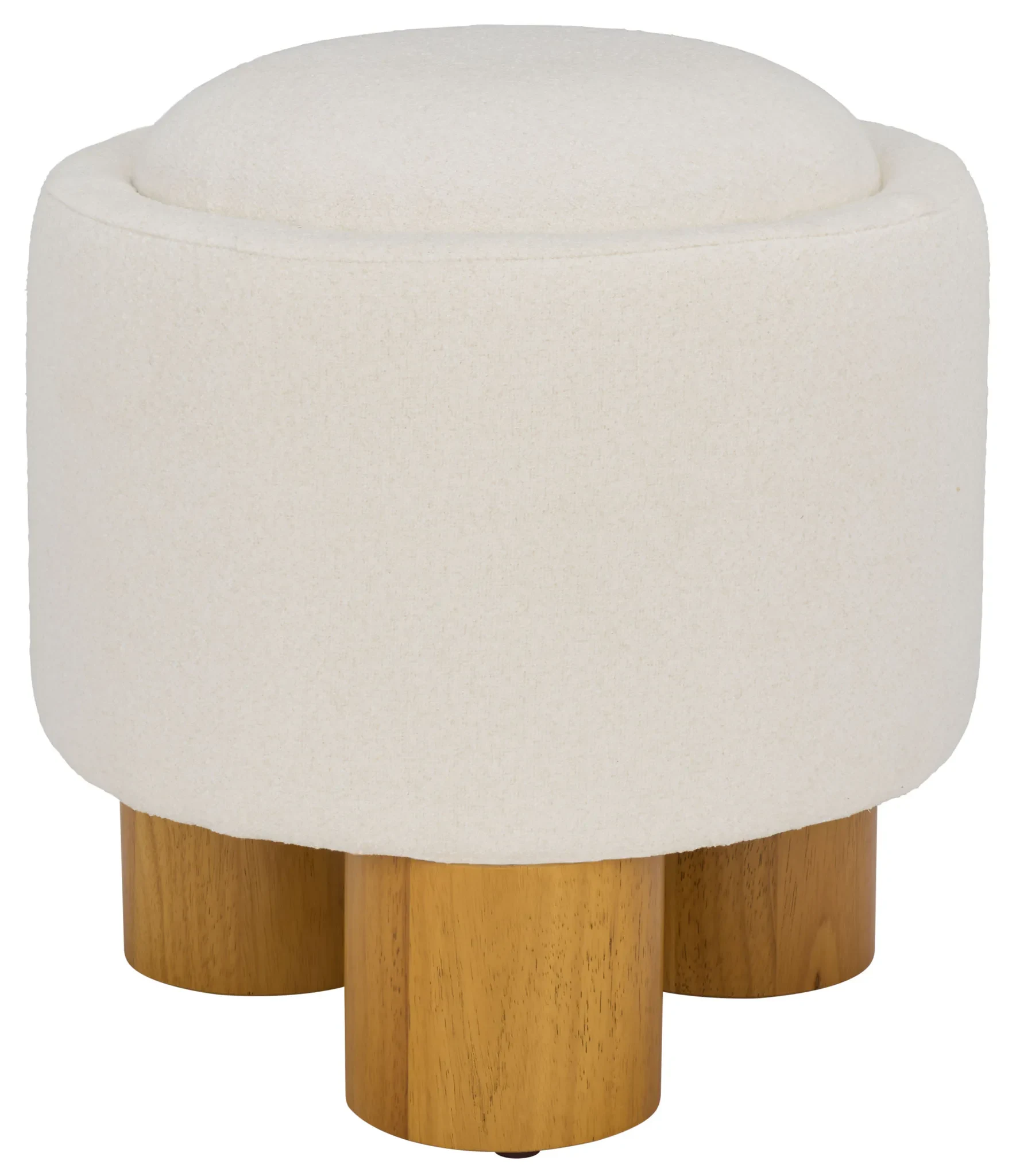 Posner Ottoman in Ivory / Natural